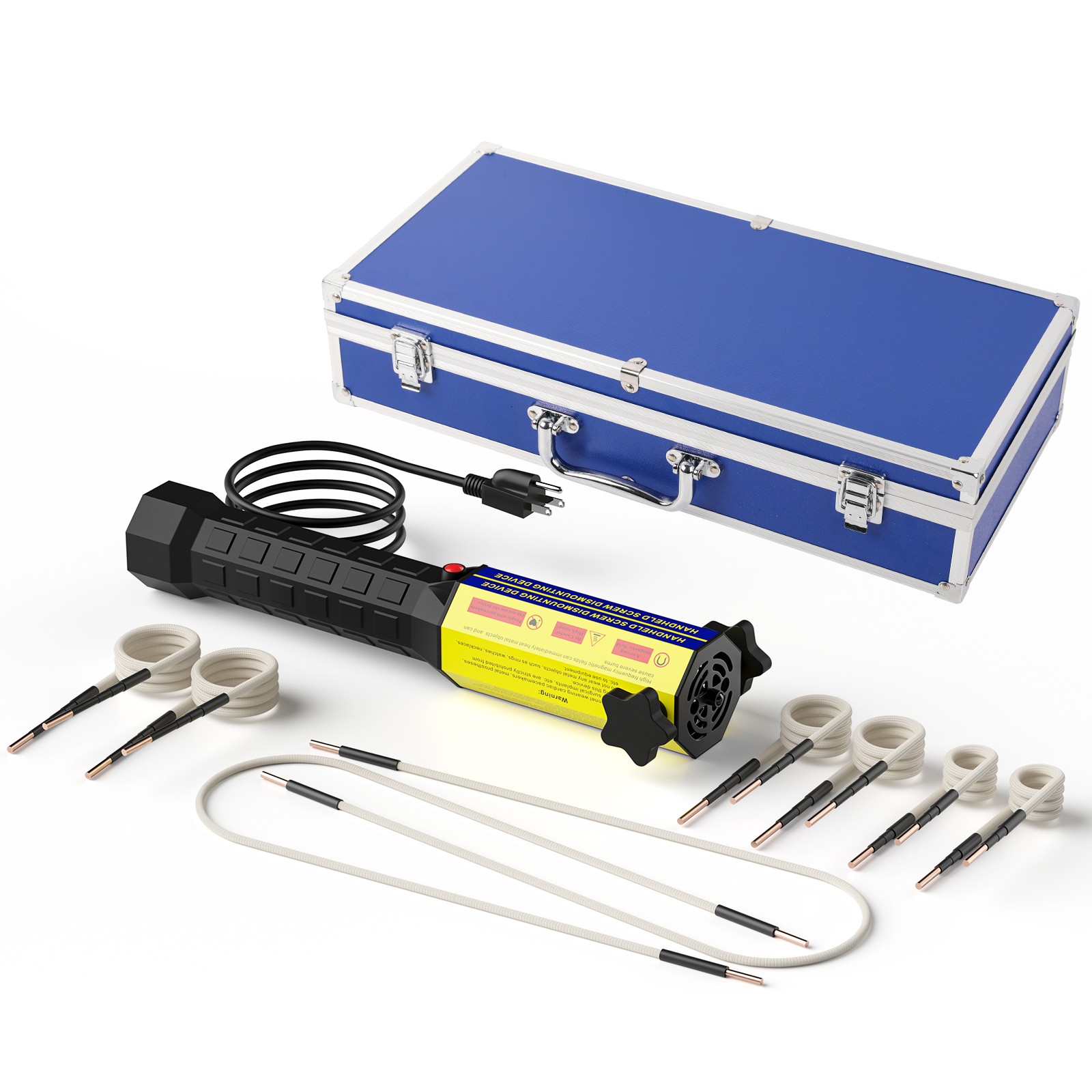 Magnetic Induction Heater Kit with 8 Coils Portable Heat Induction Tool