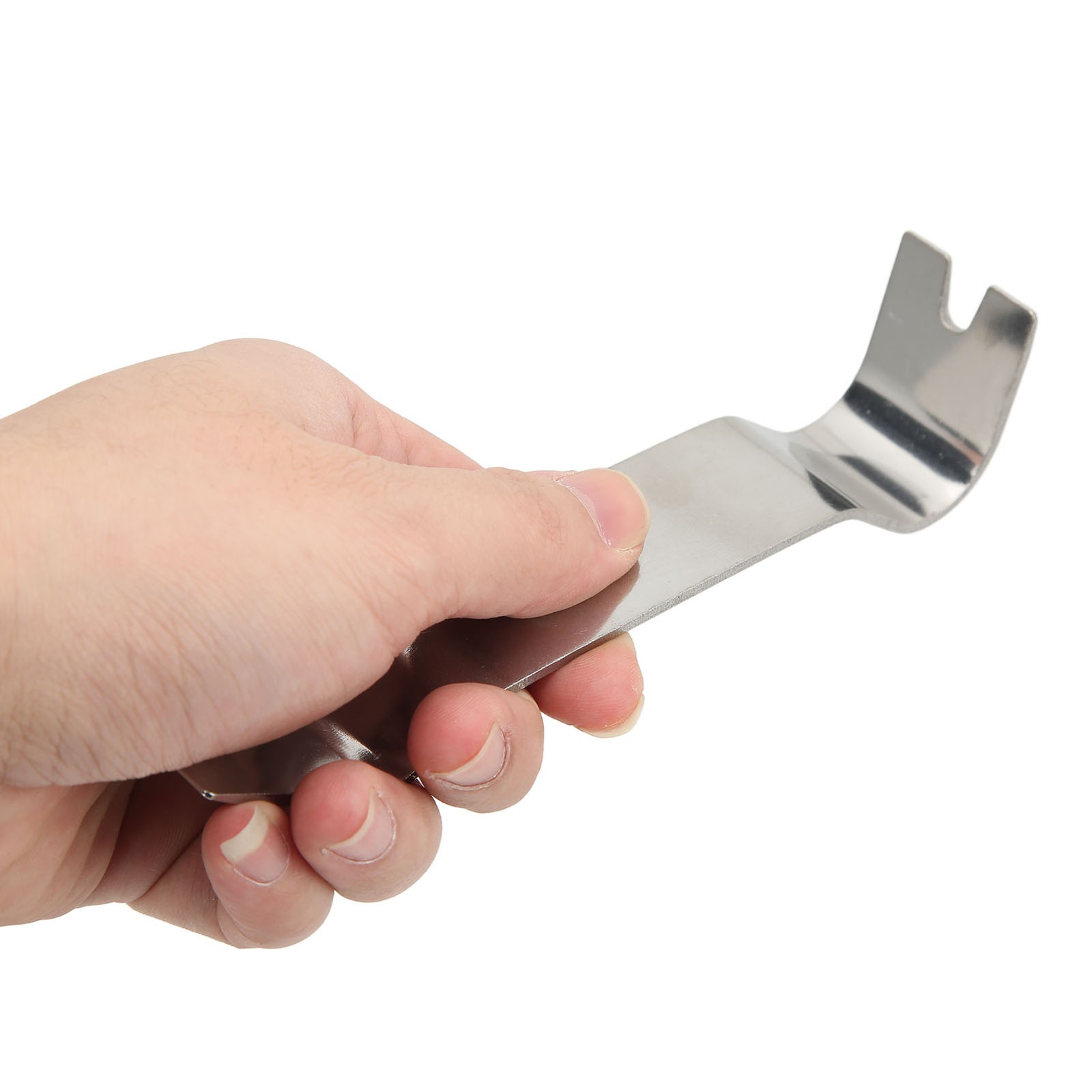 6pcs Car Trim Removal Tool Kit Stainless Steel Solid Rustproof Clip Pry Tools