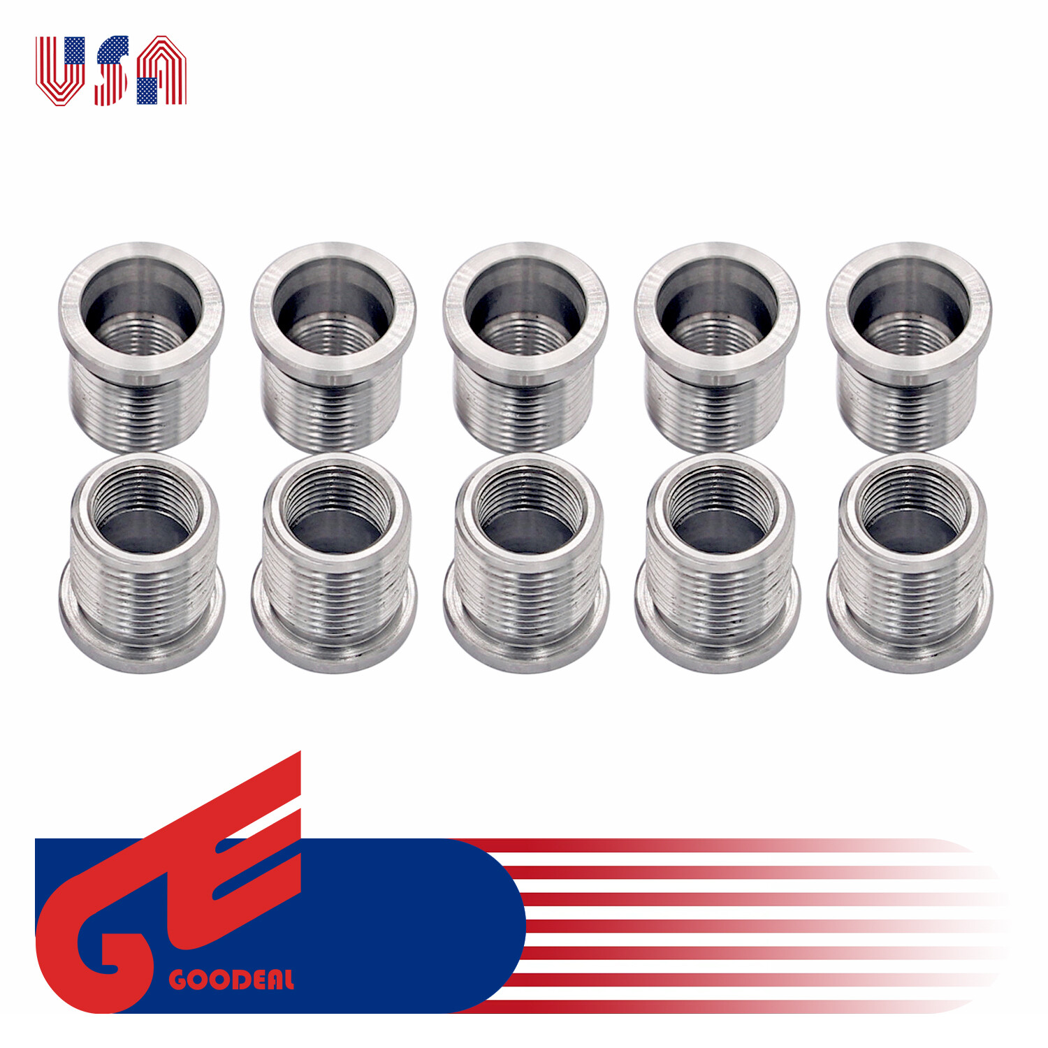 Replacement Spark Plug Port Insert Fit for Ford Lincoln Triton Engine 5.4L