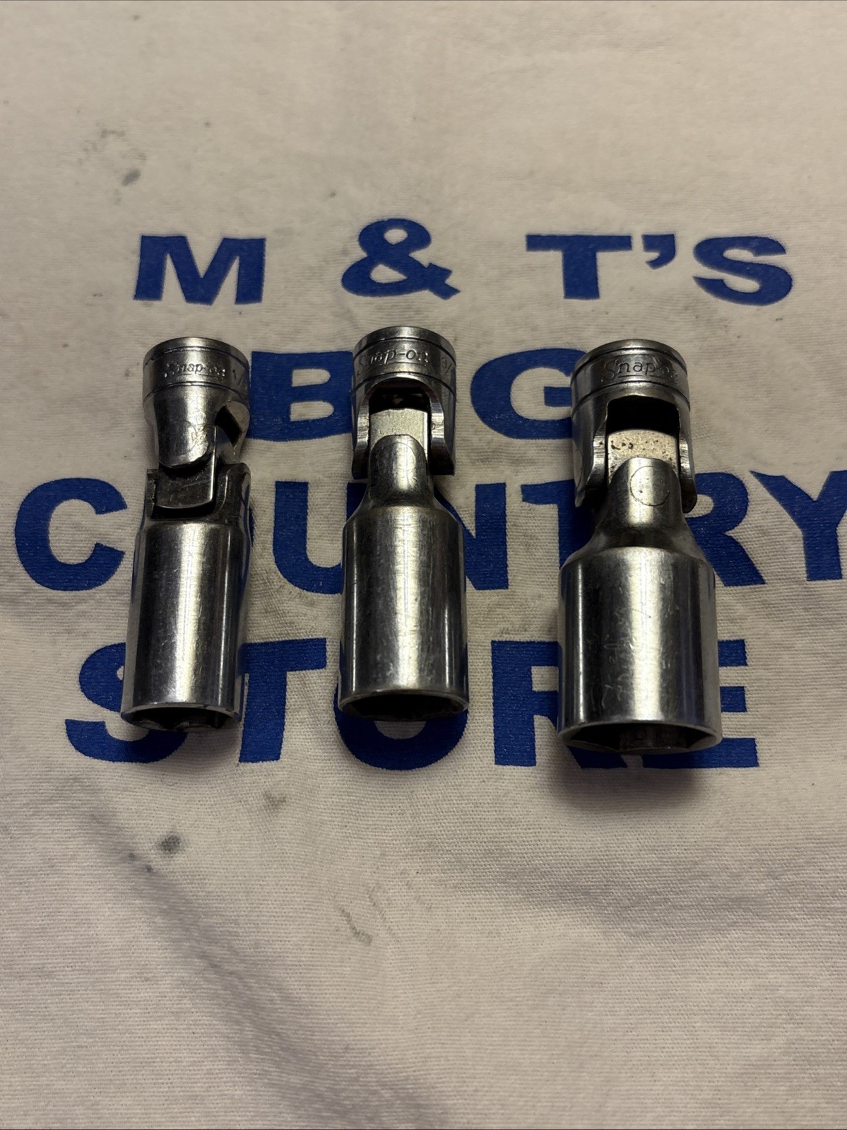 Snap-on Tools USA 3/8″ Dr 3pc Deep Swivel Sockets 1/2″ 9/16″ 11/16″ FSU16,18,22