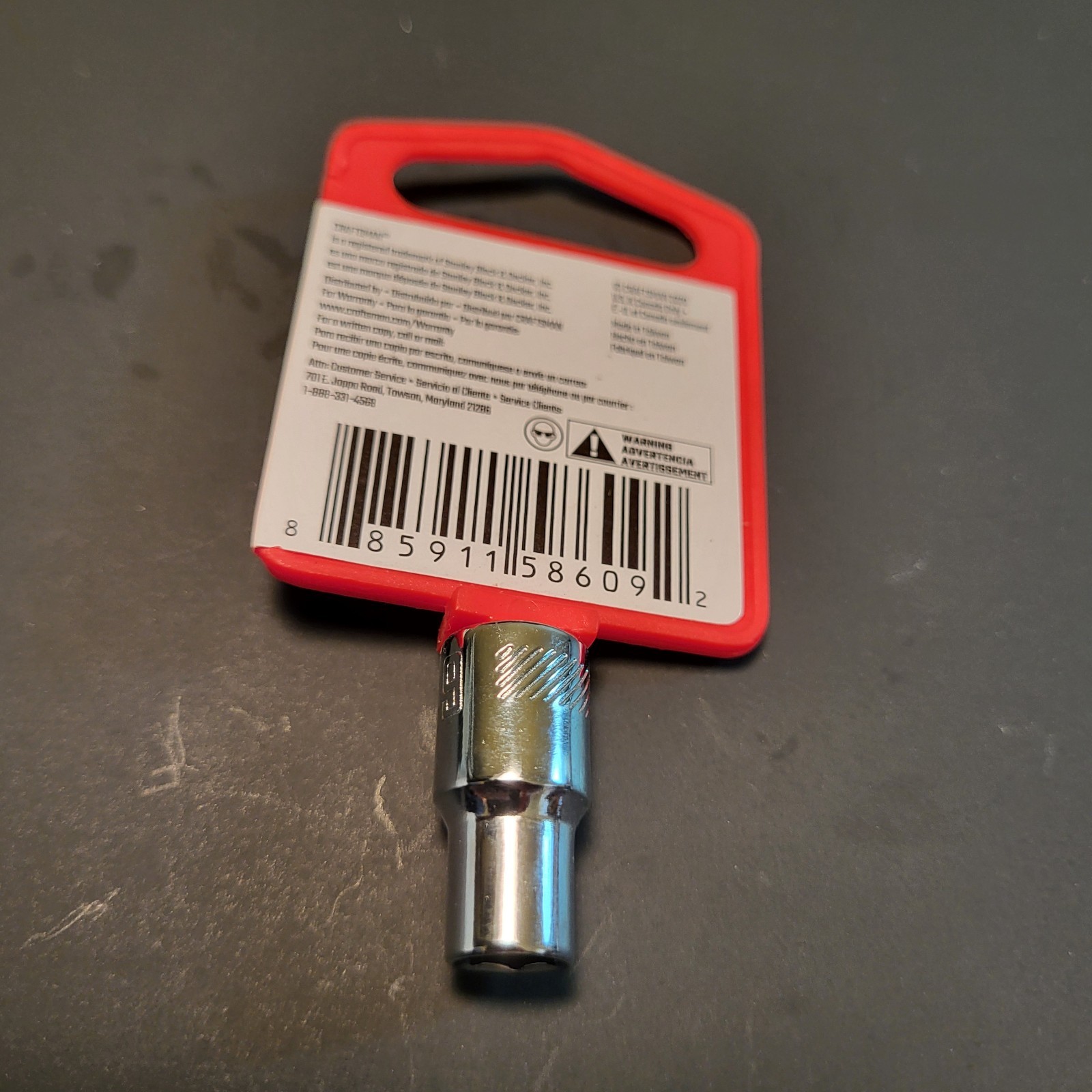 Craftsman new in package socket 6mm 6 point 1/4” drive cmmt43502