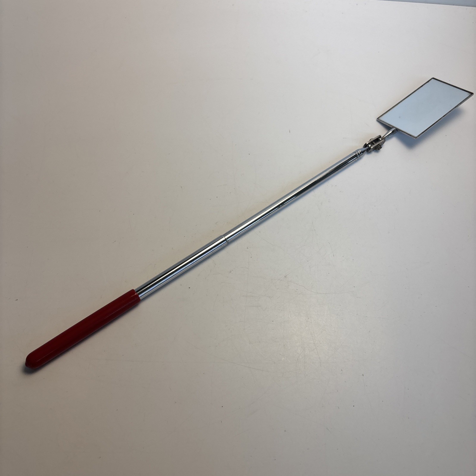 Vintage Telescoping Inspection Mirror Articulating Head 19-1/2” Extends