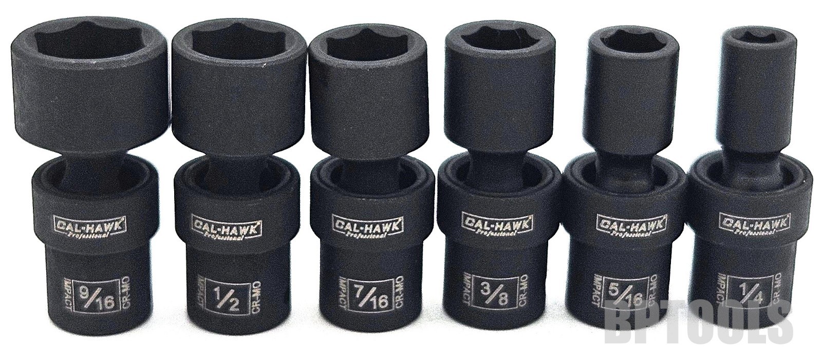 18pc 1/4″ DRIVE UNIVERSAL BALL SWIVEL DEEP IMPACT SOCKET SET SAE & METRIC