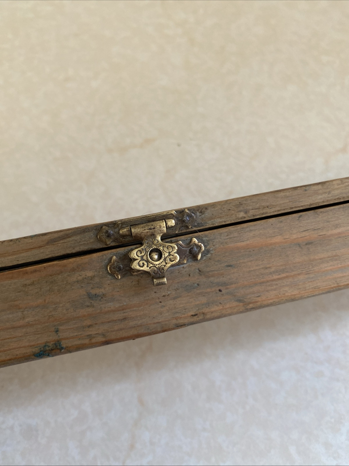 Schrader Service Tyre Gauge In Original Wooden Case Vintage Tool Classic Car