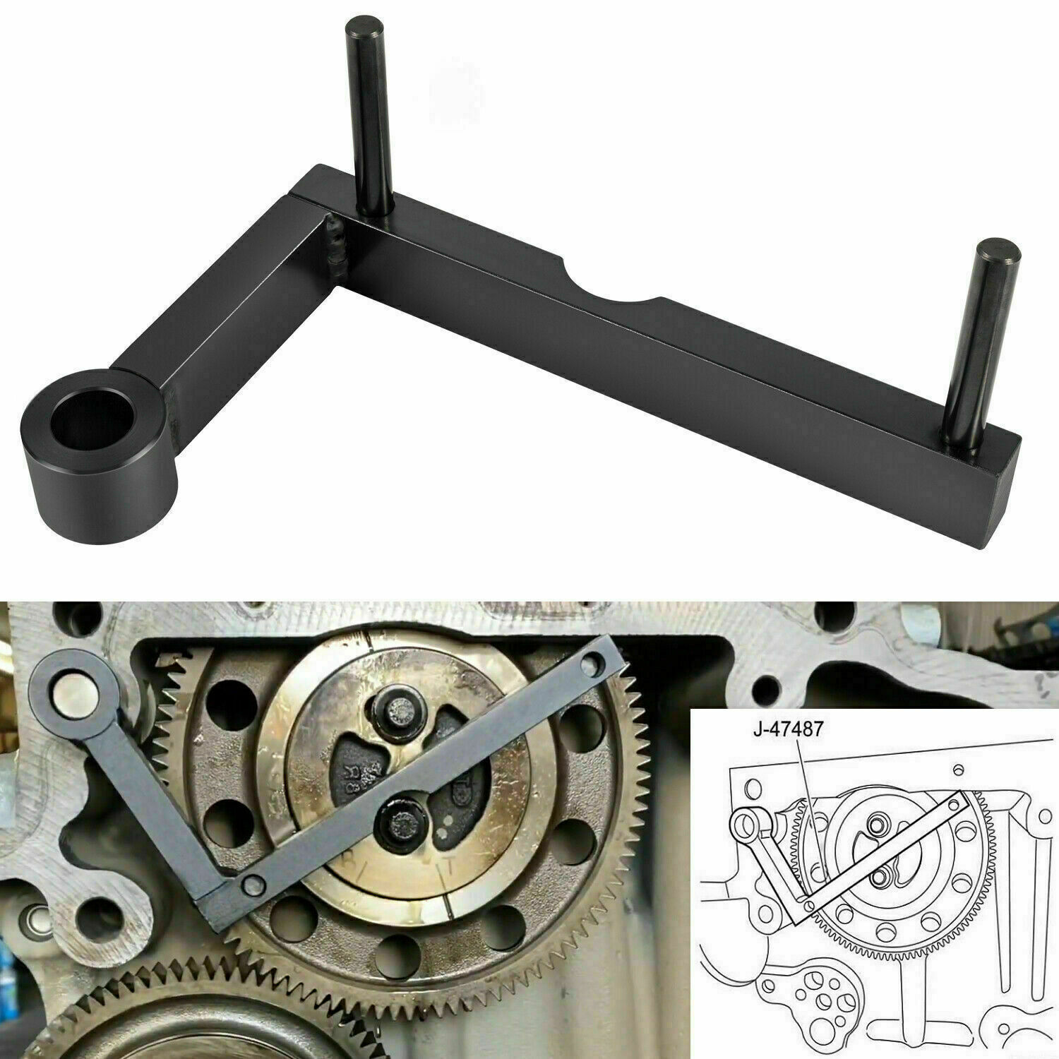 J-47487 Idler 3 Cantilever Tool for Detroit DD13 DD15 Engine Diesel Gear Train