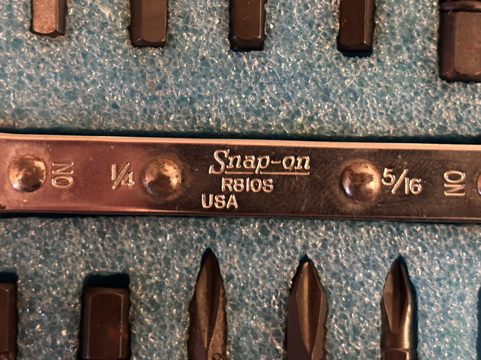 Rare Snap-On Offset Ratcheting Box Wrench Set CRA180BK