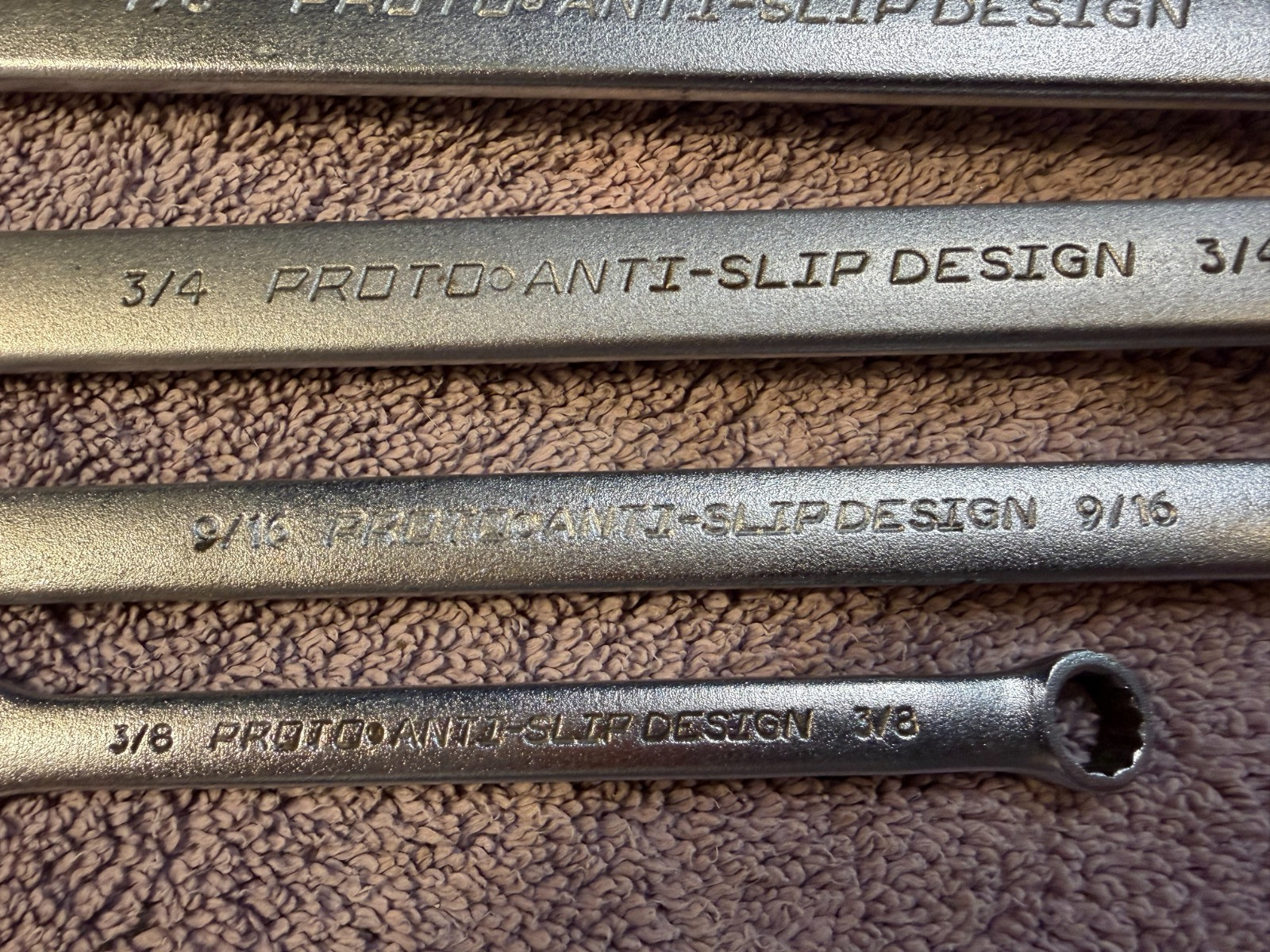 4 – Proto Anti-Slip Design (ASD) 7/8″ 3/4″ 9/16″ 3/8″ Great shape see pics