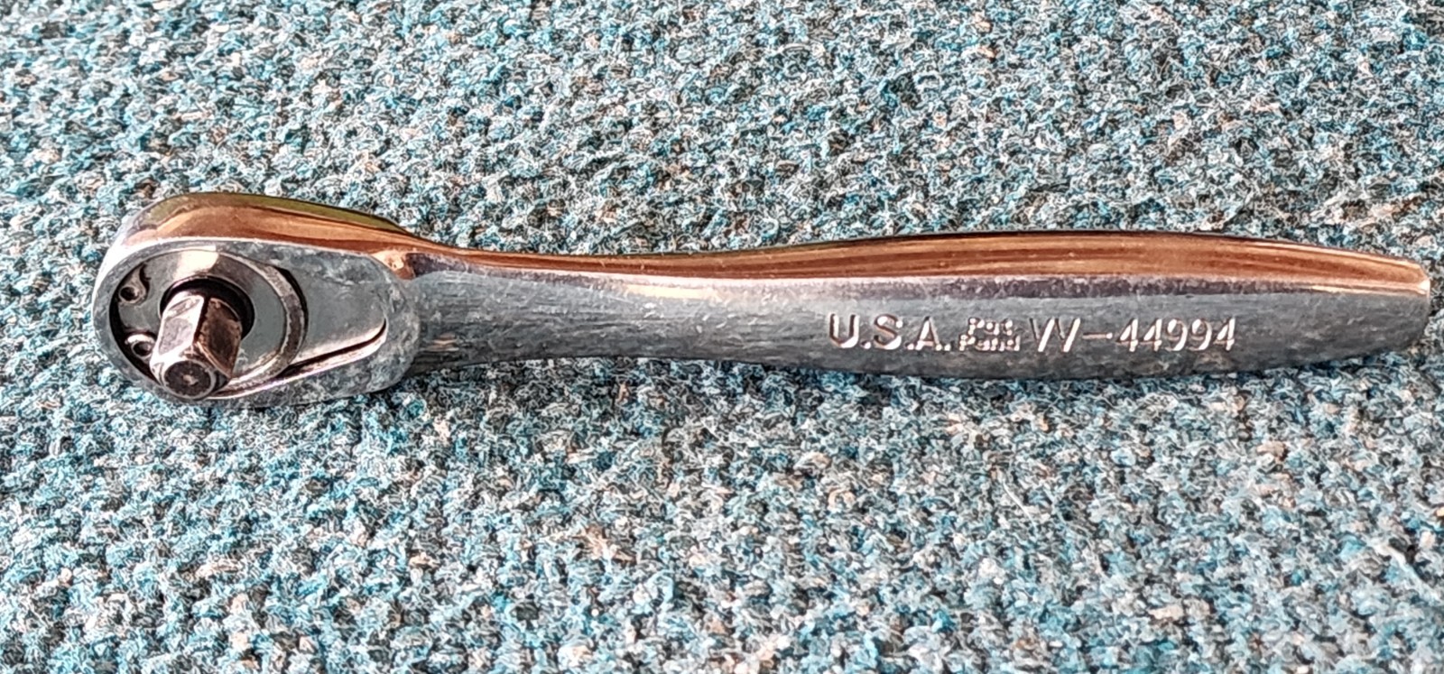 Vintage Craftsman USA, 1/4″ Drive Thin Profile Ratchet 84-Tooth -VV- 44994. Used