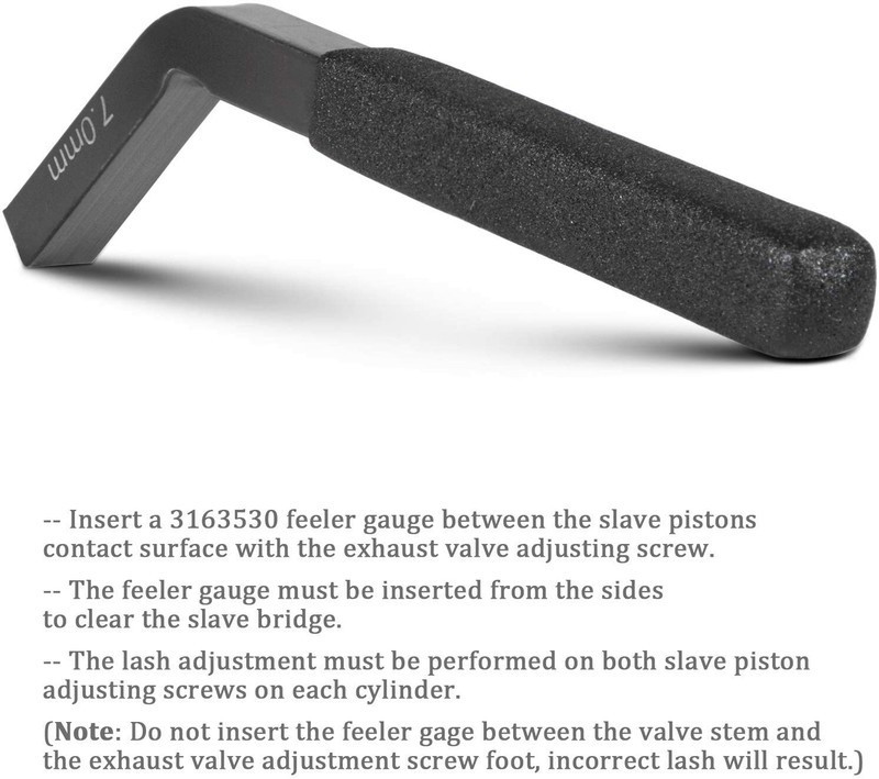 3163530 For Cummins ISX Jake Brake 7MM Feeler Gauge Shim Engine Brake Tool