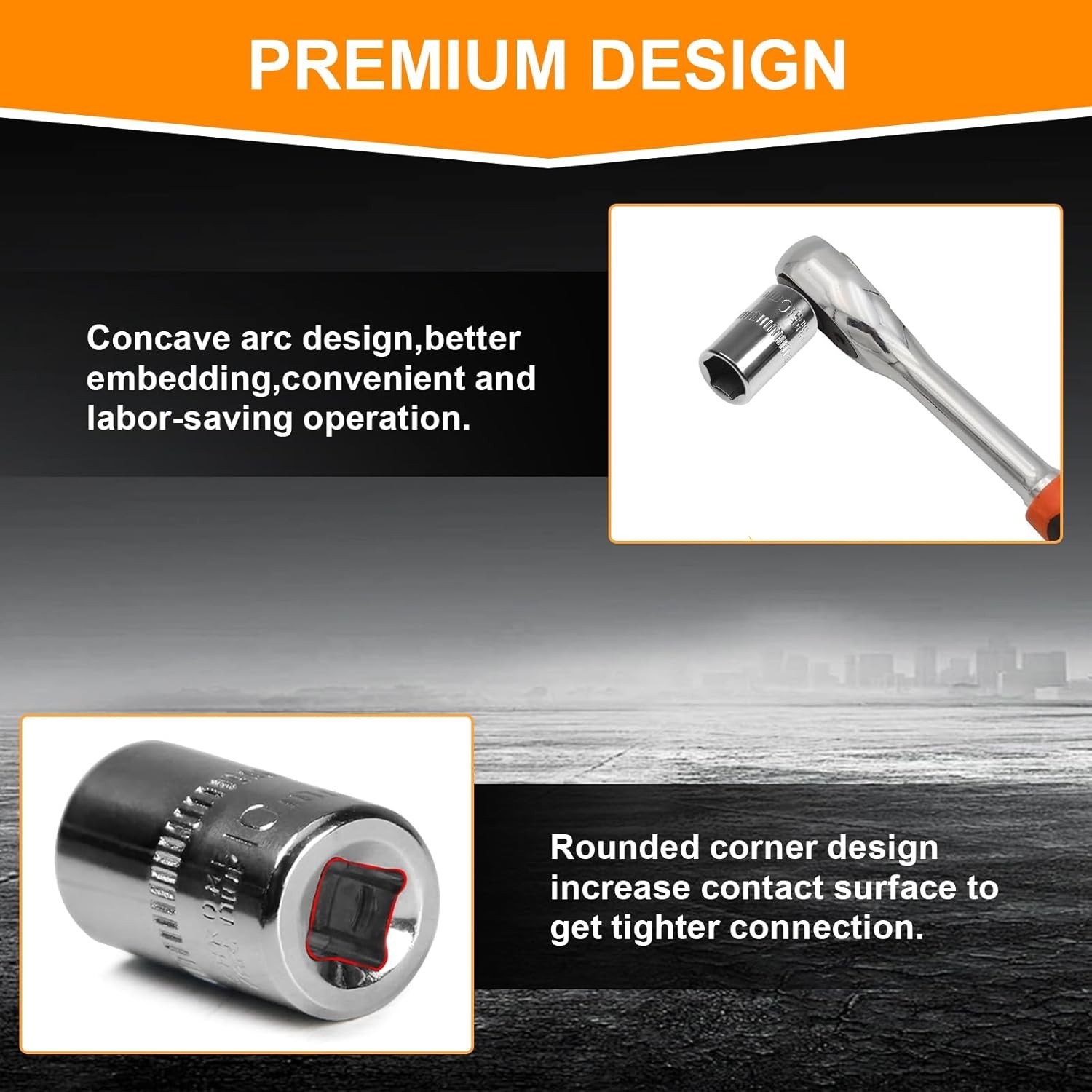 Compact 1/4-Inch Drive 10mm Chrome Vanadium Socket Set – For Precision Repairs