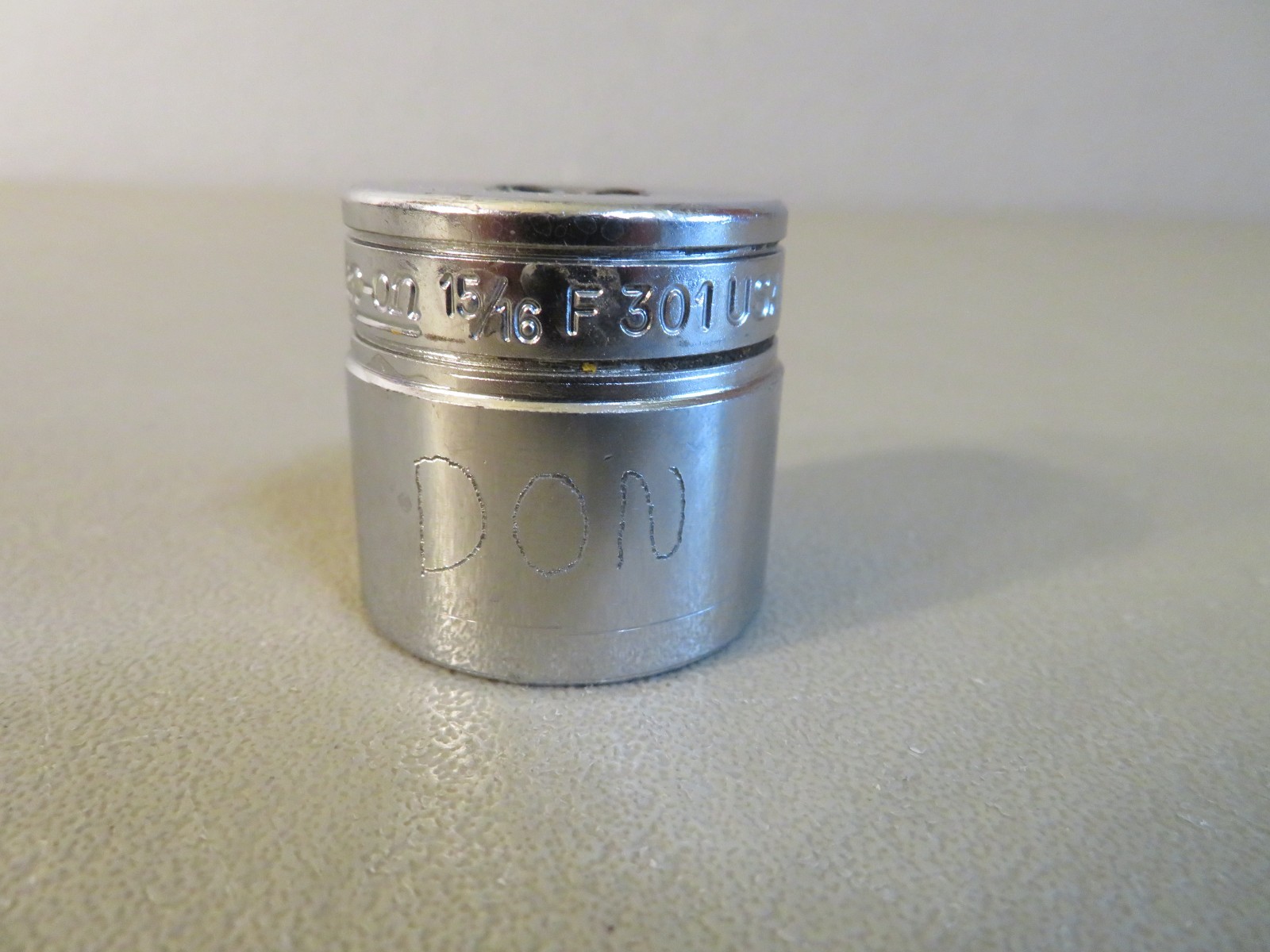 Snap on F301 Chrome 3/8″ Drive 15/16″ SAE 12 point Shallow Socket USA