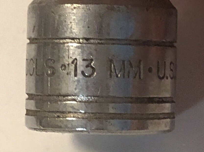 4 S-K Tools Socket Lot 7/8 9/16 1/2 13mm 1/2″ 3/8″ Drive 40128 40118 40313 45116