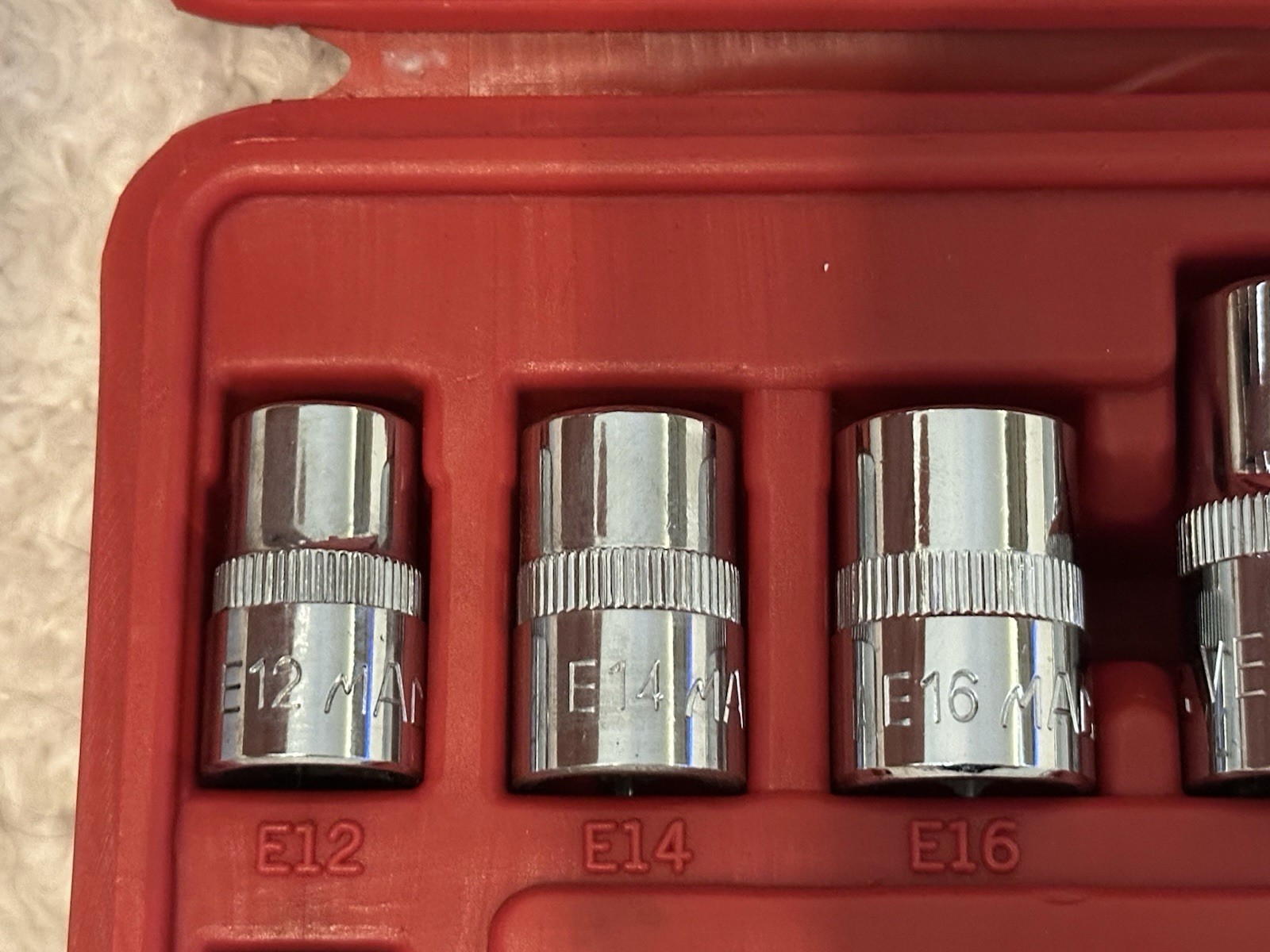 MAC Tools 11 Pc Torx Star Socket Set SMXVE11B E4 E20