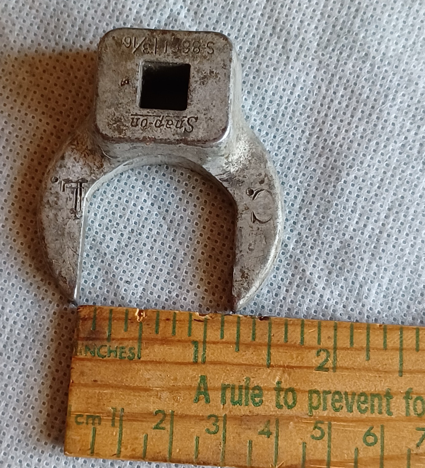 Snap On Tools 1-3/16″ Camber Caster Crowfoot Socket Open End Wrench Low Profile