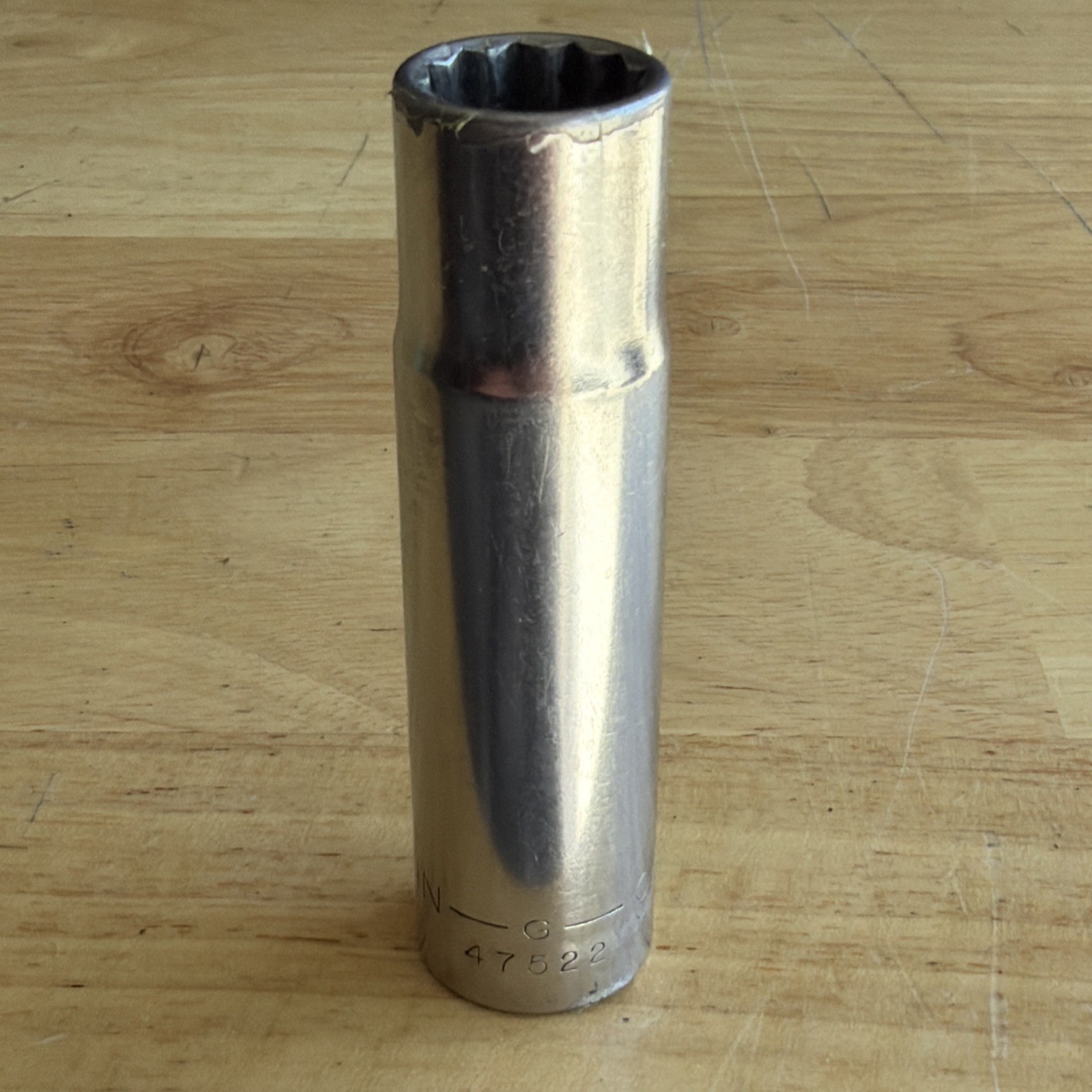 Craftsman 9/16″ Deep Socket 1/2″ Drive 12 Point G Series 47522 Made in USA READ!