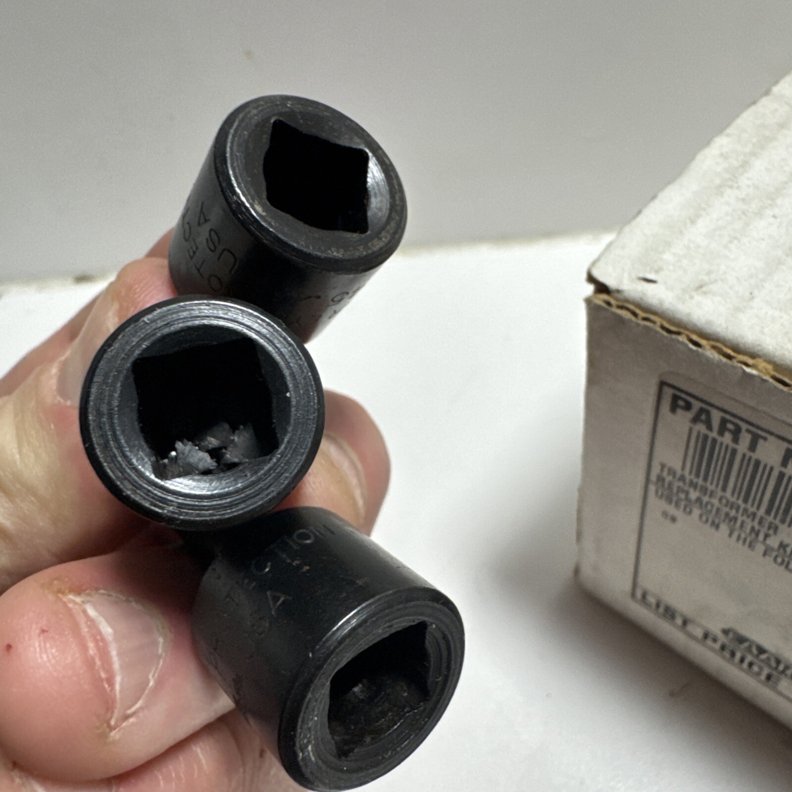 lot of 3 USA made Lisle T-50, T-45, T-40 Torx Bit Socket