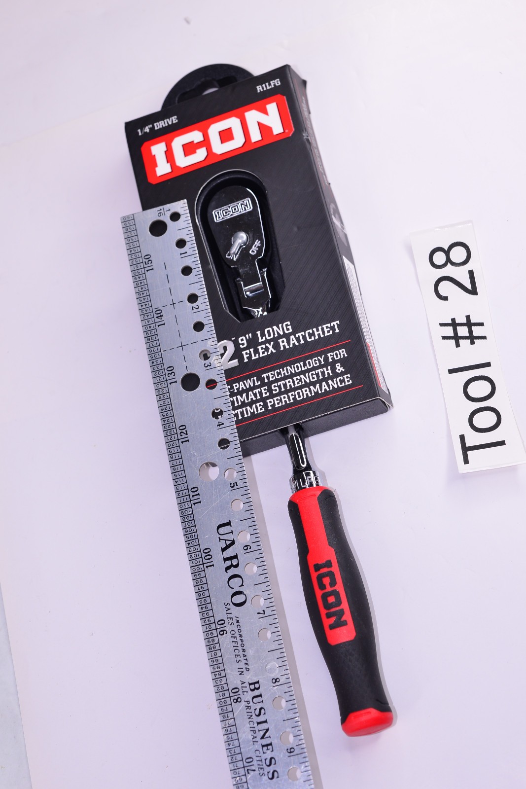 ICON G2 1/4″ Drive Long Flex Ratchet R1LFG NEW w/Comfort Grip FREE SHIPPING📦