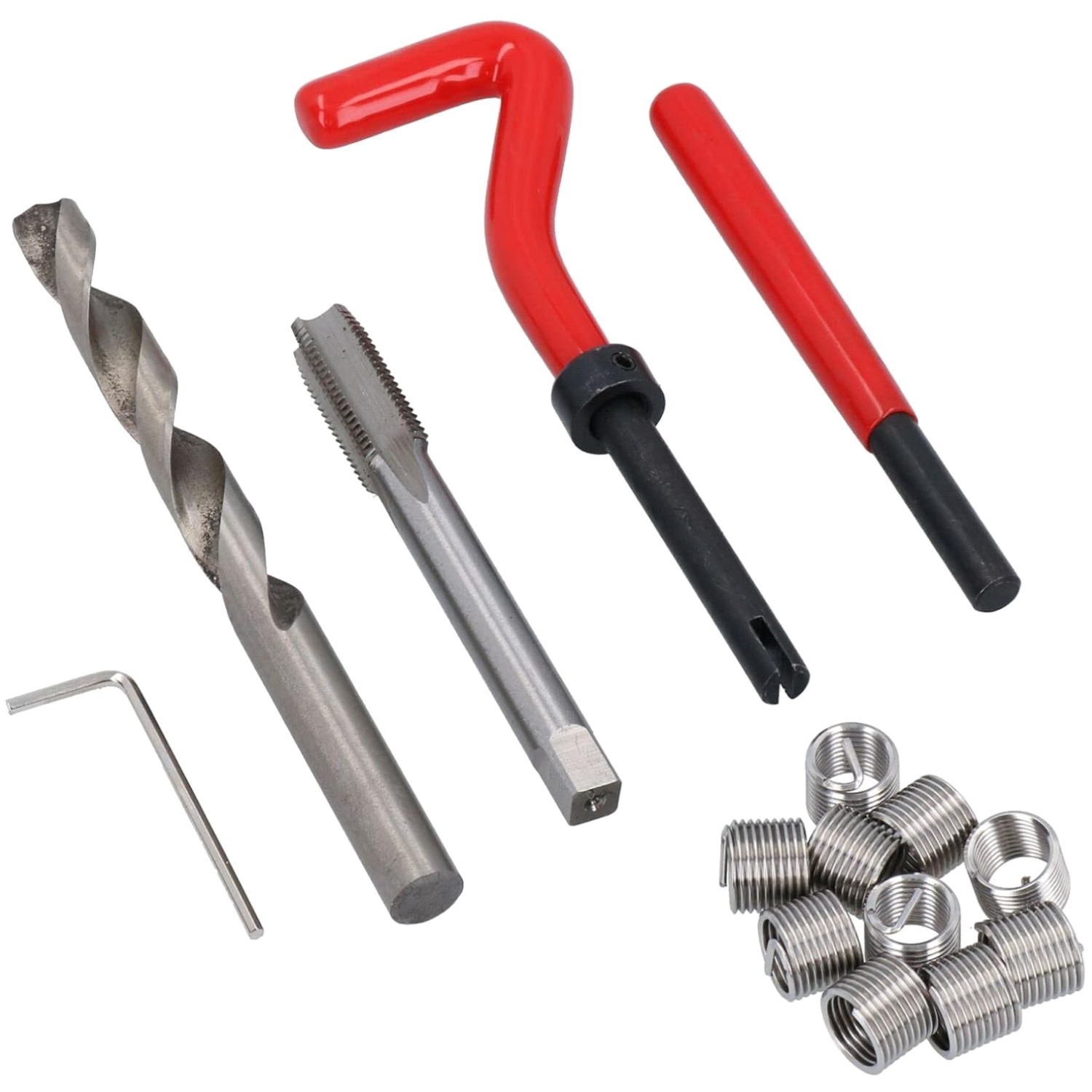 9pc M10 x 1.25mm Helicoil Thread Repair Kit