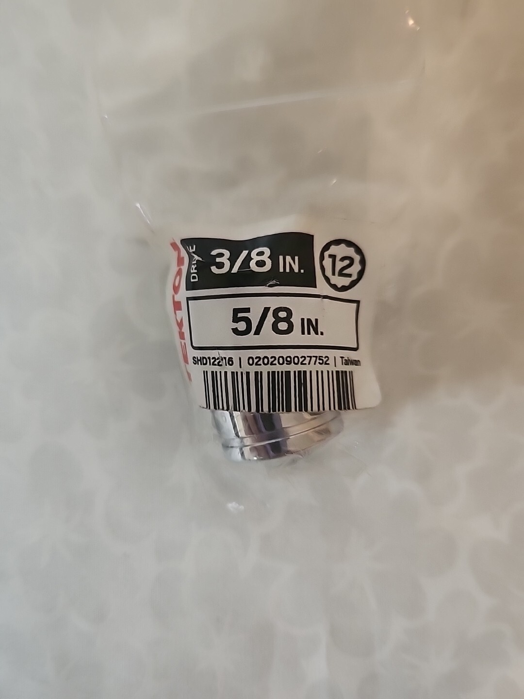 Tekton Individual 3/8” Drive Standard SAE Socket 12-point Choose From 9/32 – 1″