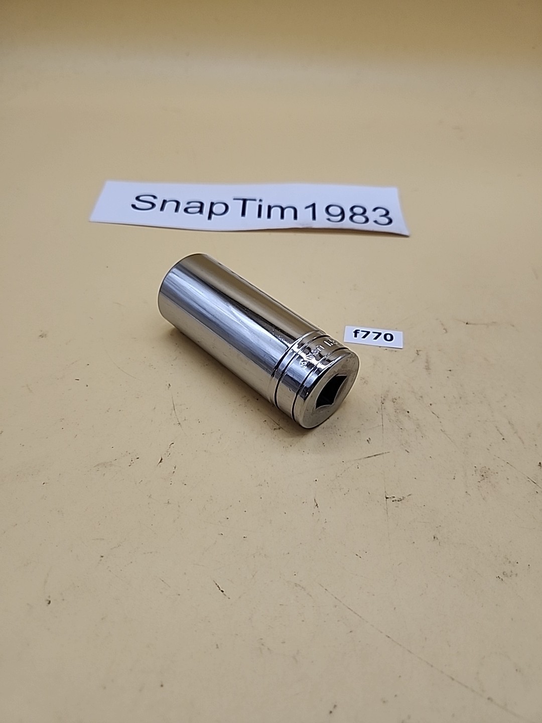 Snap- on Tools 1/2″ Drive 1″ SAE Deep 6 Point Chrome Socket TS321 USA