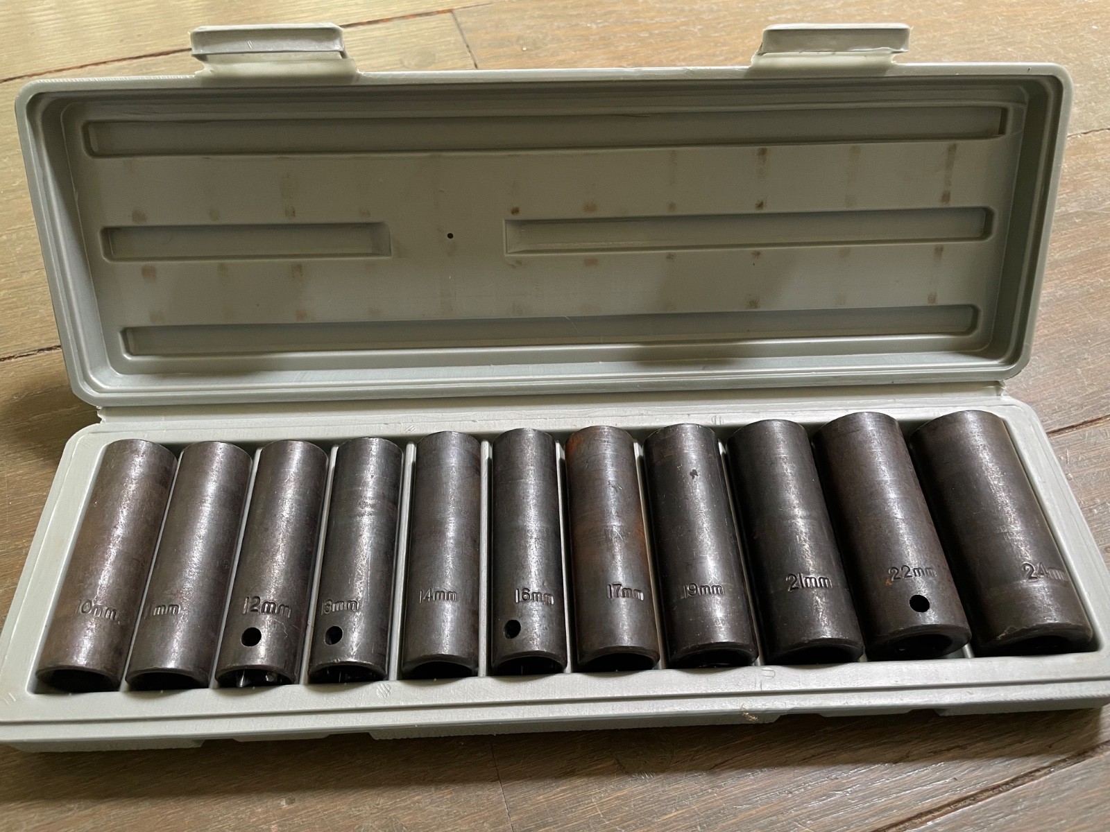 Metric Deep Impact Socket Set, 1/2″ drive, 11 piece, 10mm – 24mm