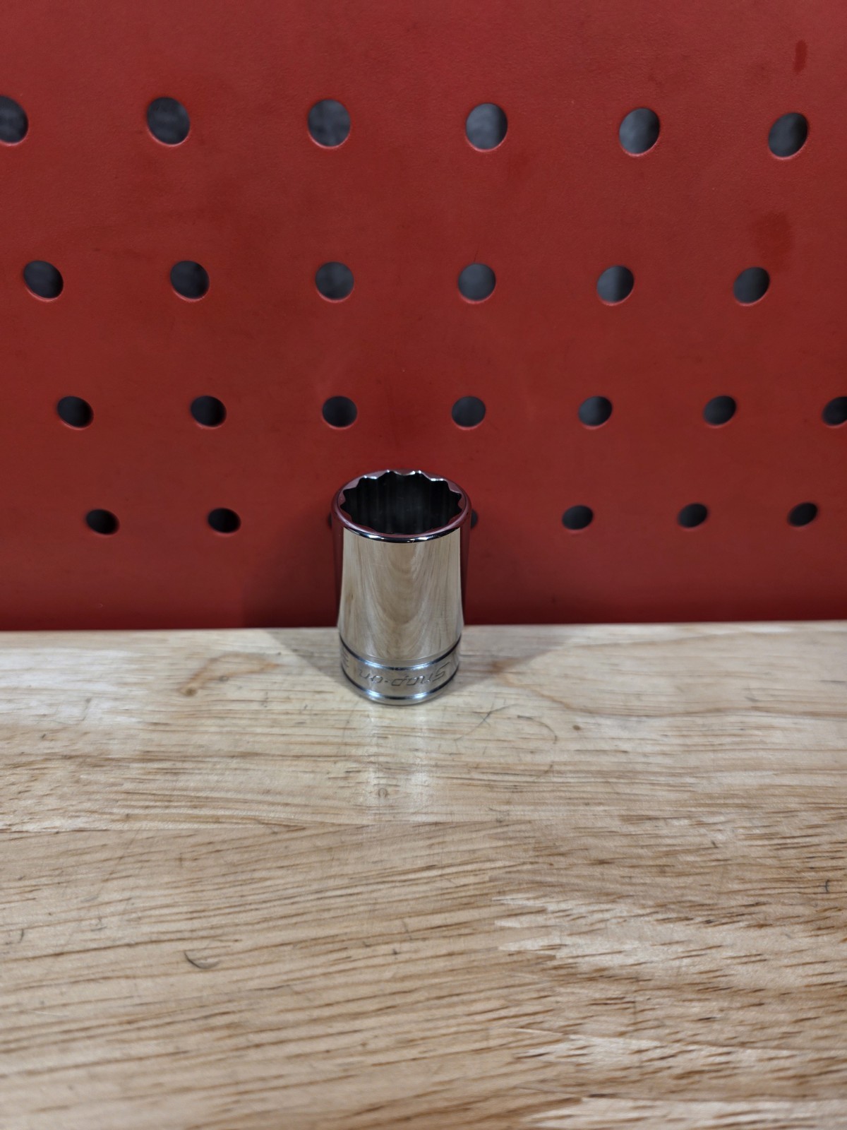 Snap-on Tools FDS251 25/32″ NICE 3/8″ Drive 12-Point SAE Semi-Deep Chrome Socket