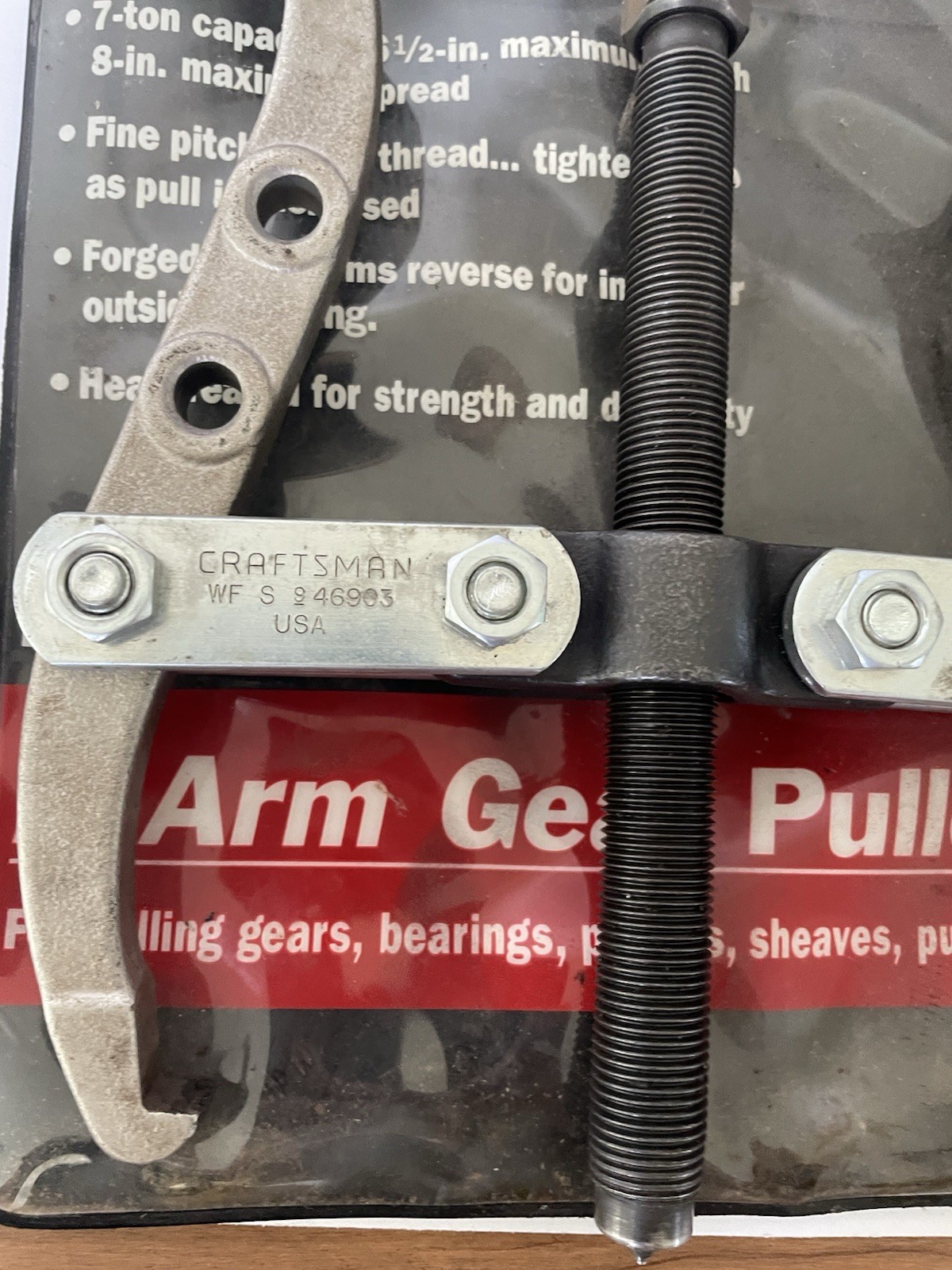 Craftsman 9-46903 Jaw Arms Gear Bearing Pulley Puller Lot