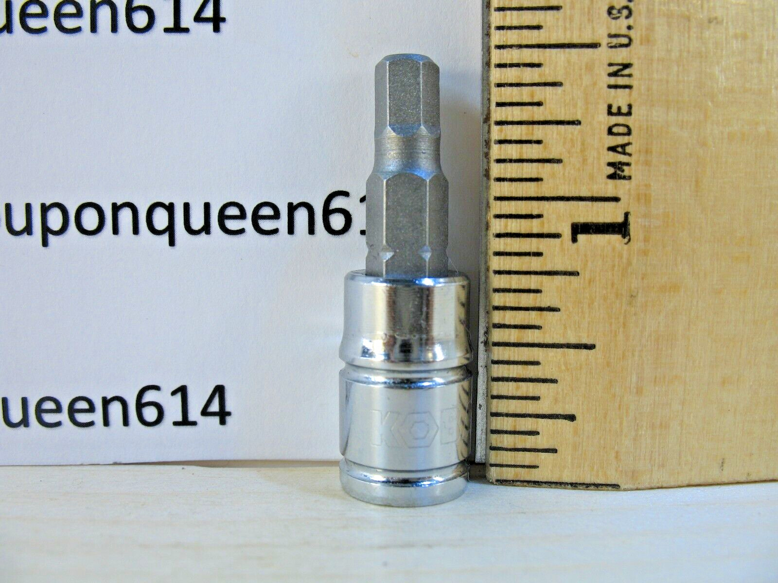 KOBALT 87753-0622, 1/4″ Drive Hex Bit Socket H5mm – Brand New
