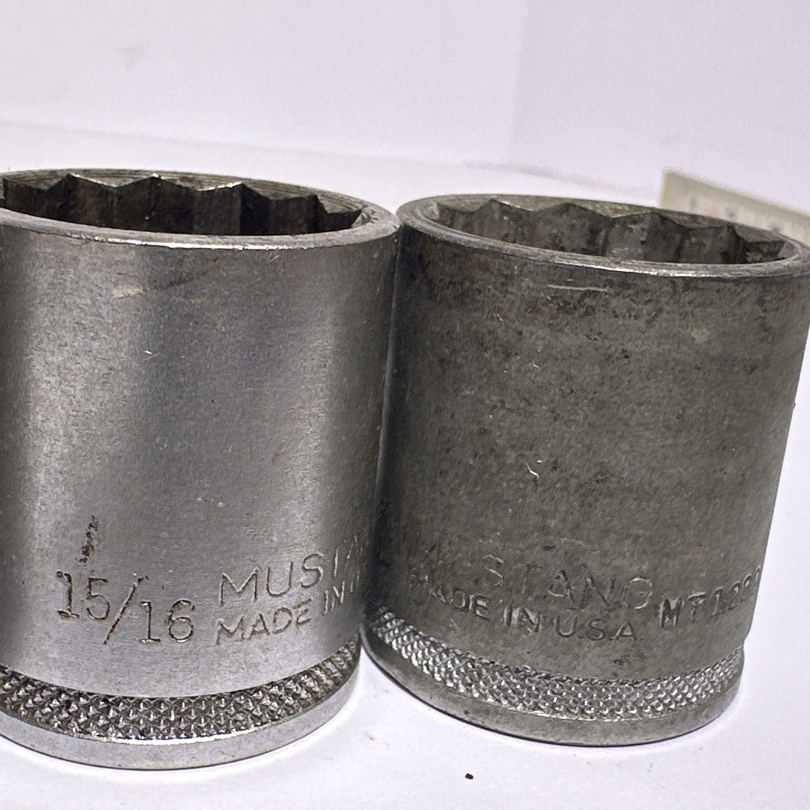 Vintage Mustang Tools 14pc SAE 1/2” Drive Socket Set 7/16” to 1”