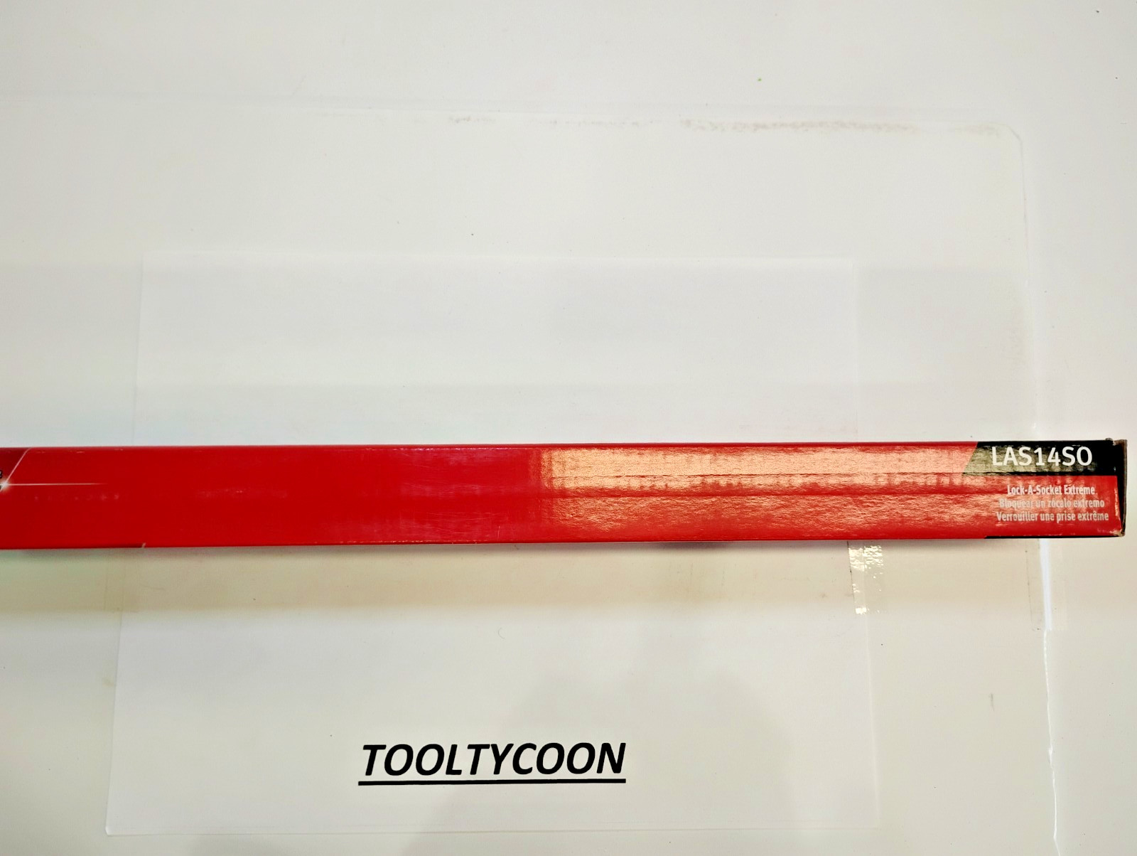 Snap-on Tools NEW ORANGE 1/4″ Drive SAE 14 Post Lock-A-Socket Rail LAS14S0