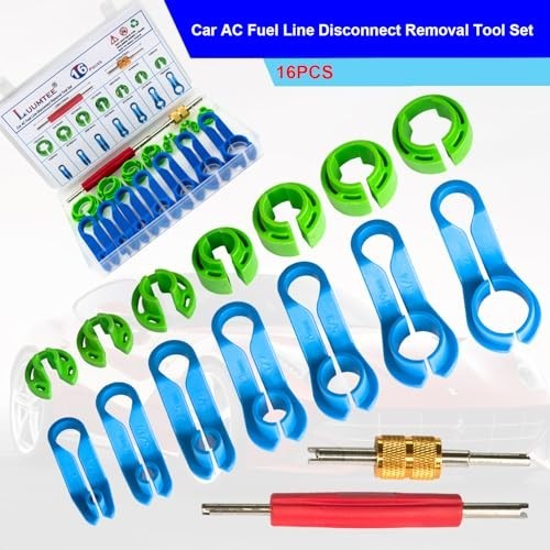 Car AC Repair Kit 838PCS R134A Valve Core Remover Installer Tool O Ring Seals