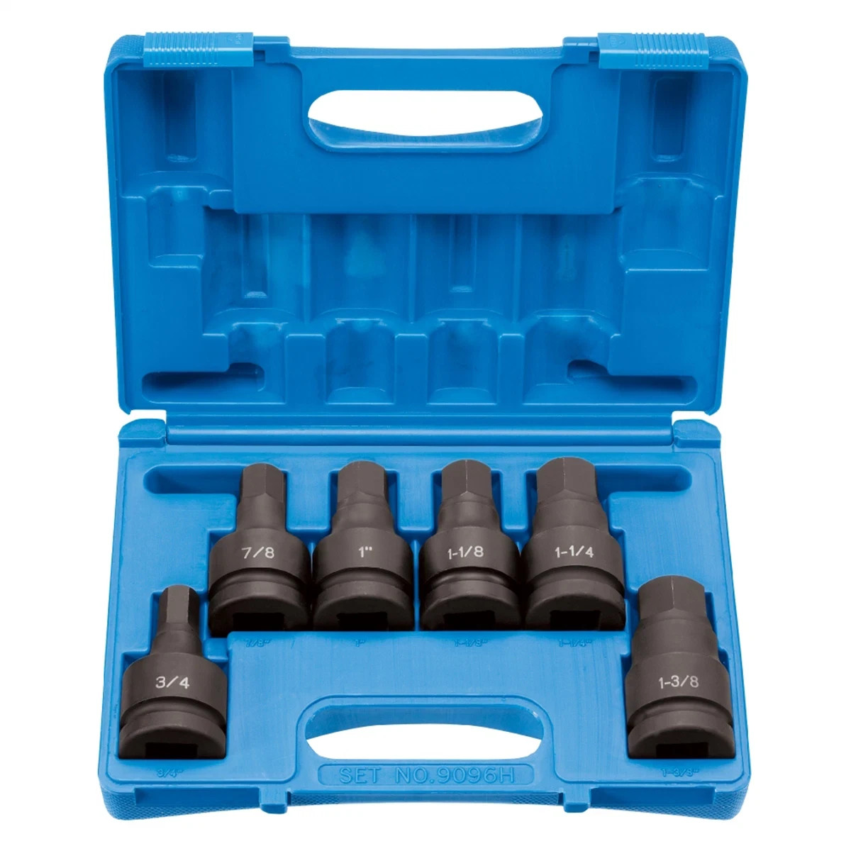 Grey Pneumatic 1″ Drive 6 Piece Hex Driver Set