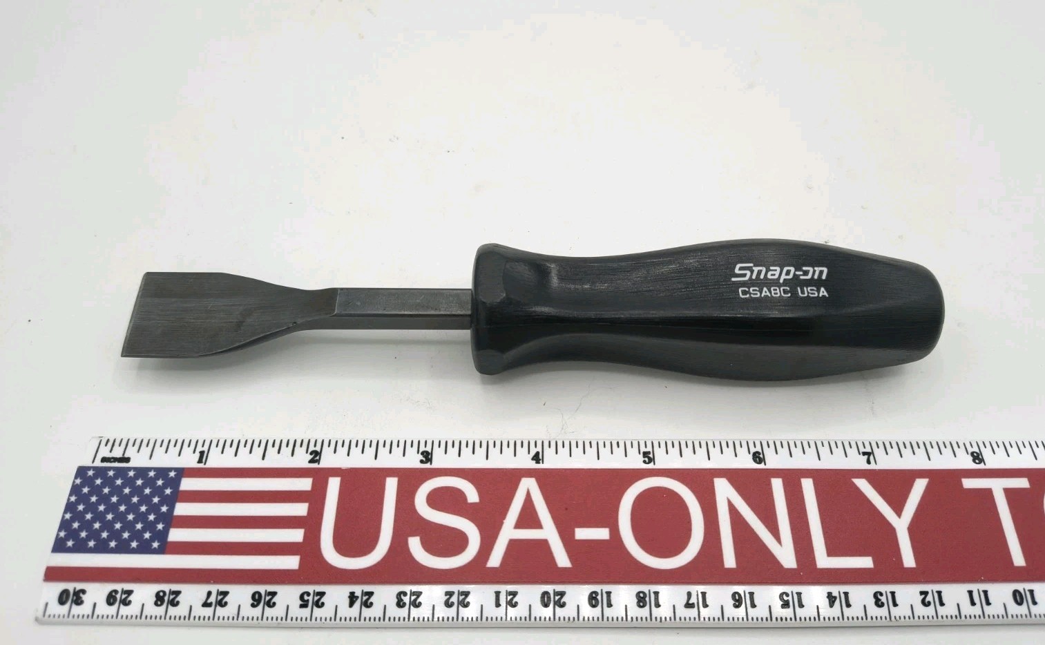 Snap On CSA8C Rigid Carbon Scraper Black Hard Handle Made in USA