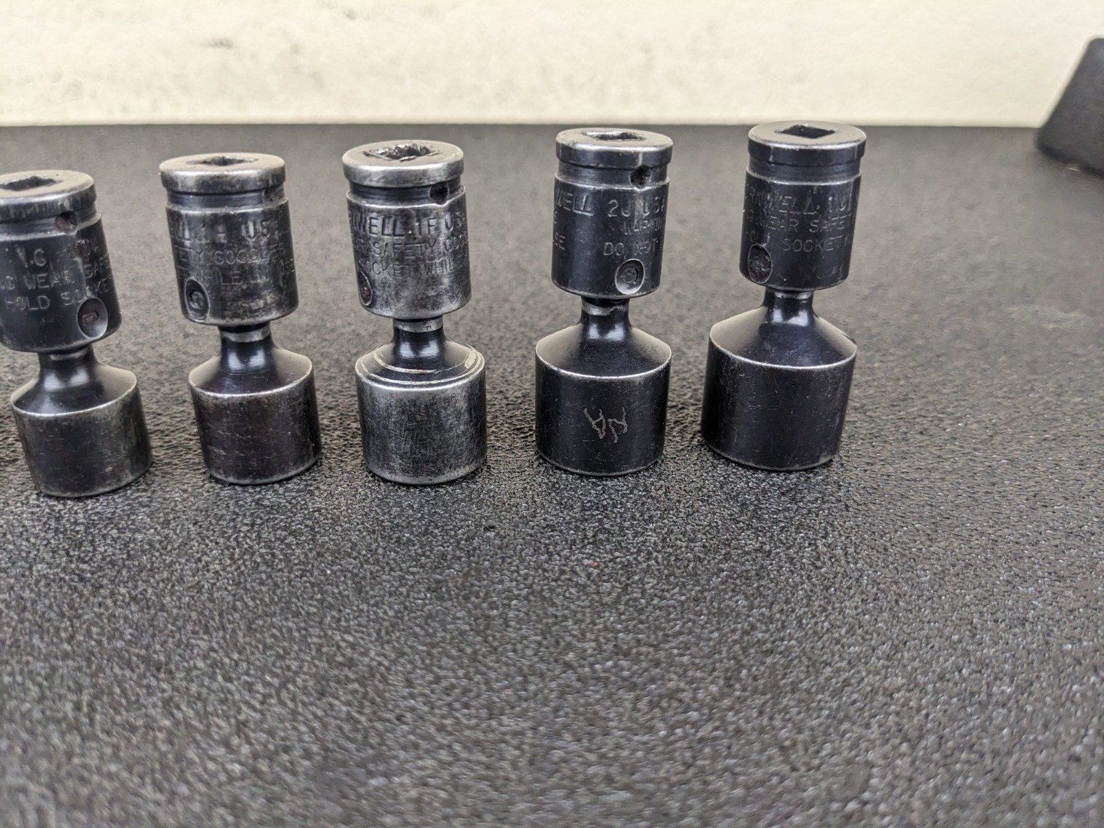 #bn810 Cornwell TSMUP0212SP 11pc 1/4″ Metric Universal Socket Set 5-15mm 6 Point