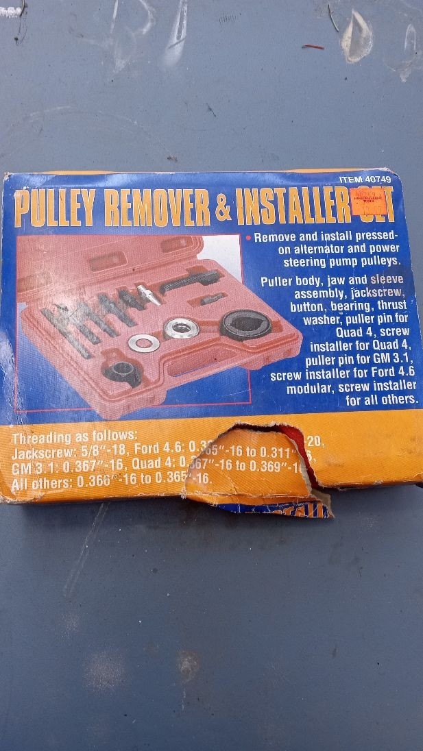 US General 40749 Pulley Remover And Installer Set Never Used Free Shipping New