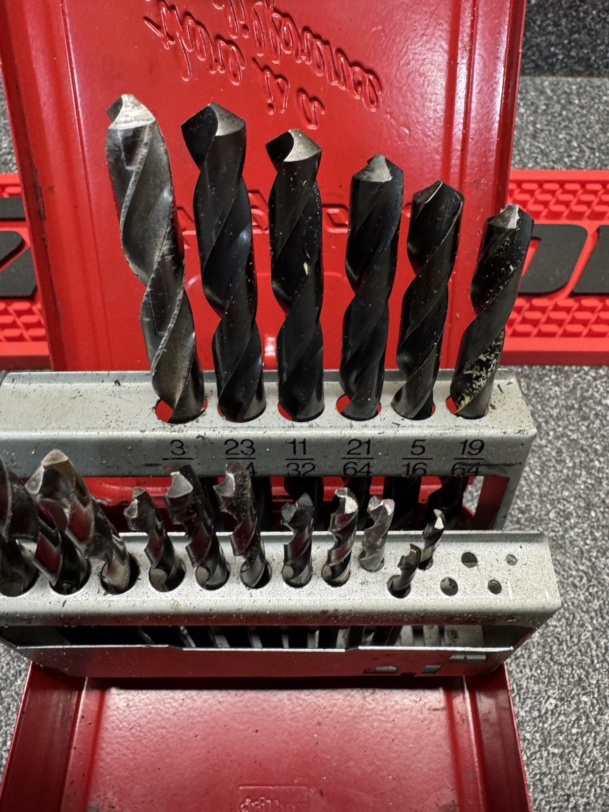 Snap-on™ DB121B High Speed Steel H.S.S. Drill Bit SET Jobber Length 21-pc