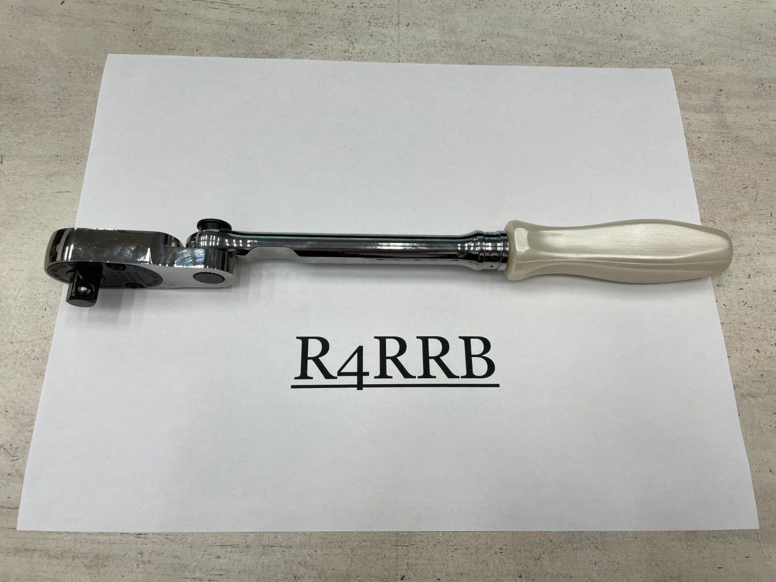 Snap-on Tools PEARL WHITE 3/8″ Drive Hard Grip Multi-Position Ratchet FHD80MPPW