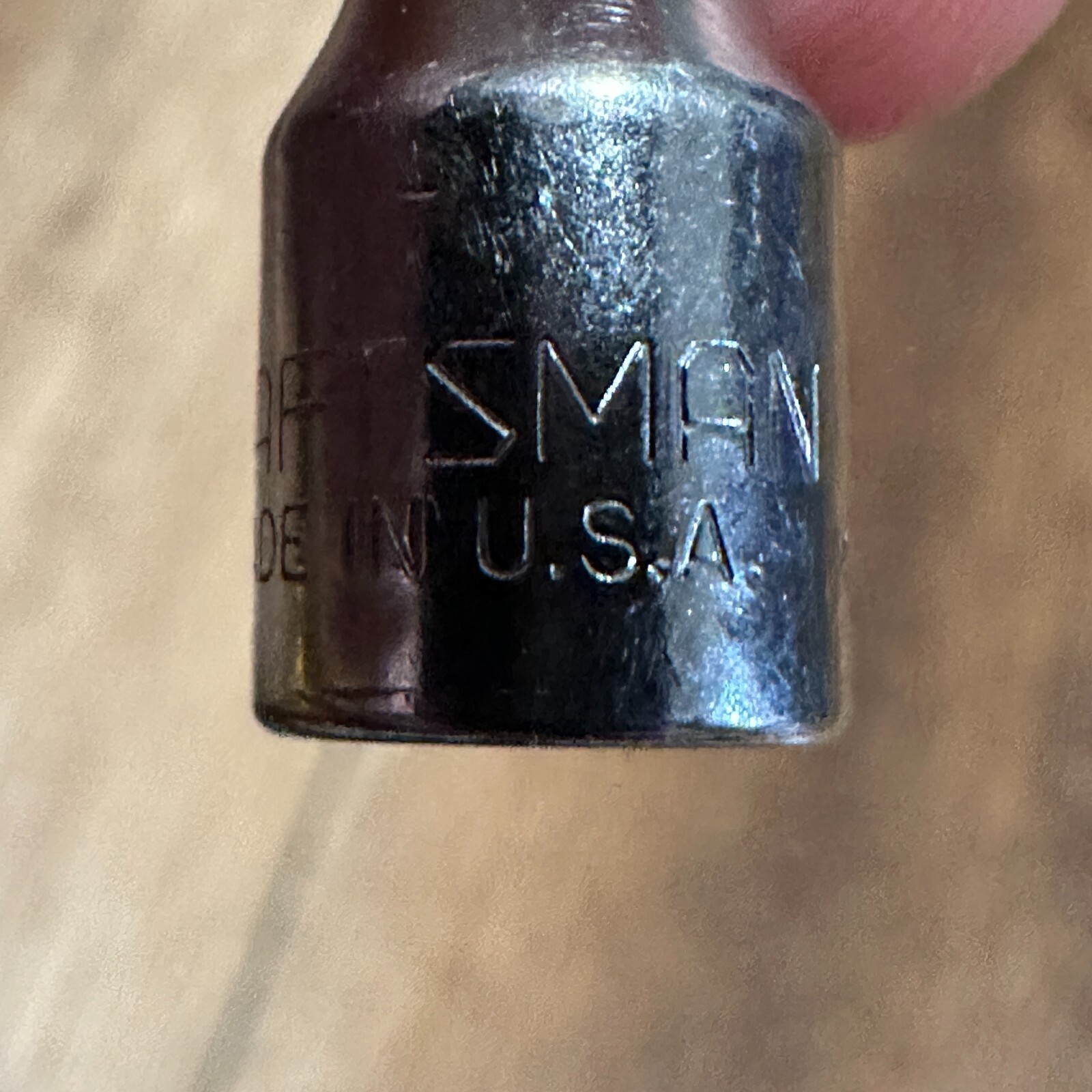 Vintage Craftsman USA 5/32″ 6 Point 1/4″ Drive Shallow Socket 43481 -V- Series