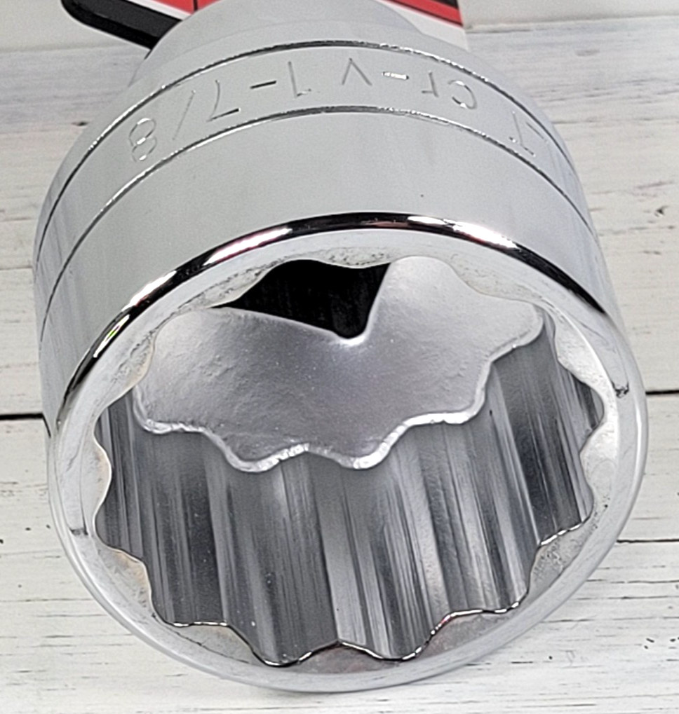 1-7/8 in Socket 3/4 in Drive 12 Point, Chrome Powerbuilt 643216