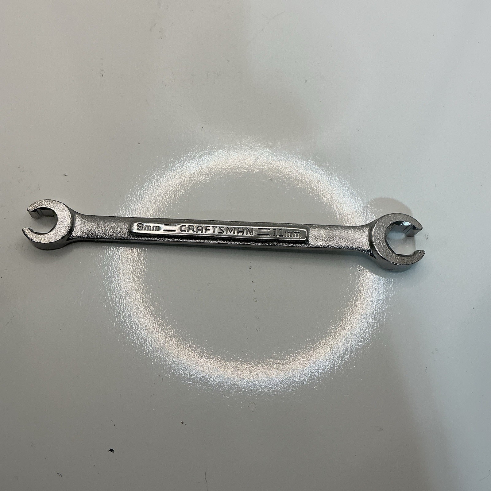 Craftsman 9mm x 11mm Metric Flare Nut Line Wrench Double Open End USA