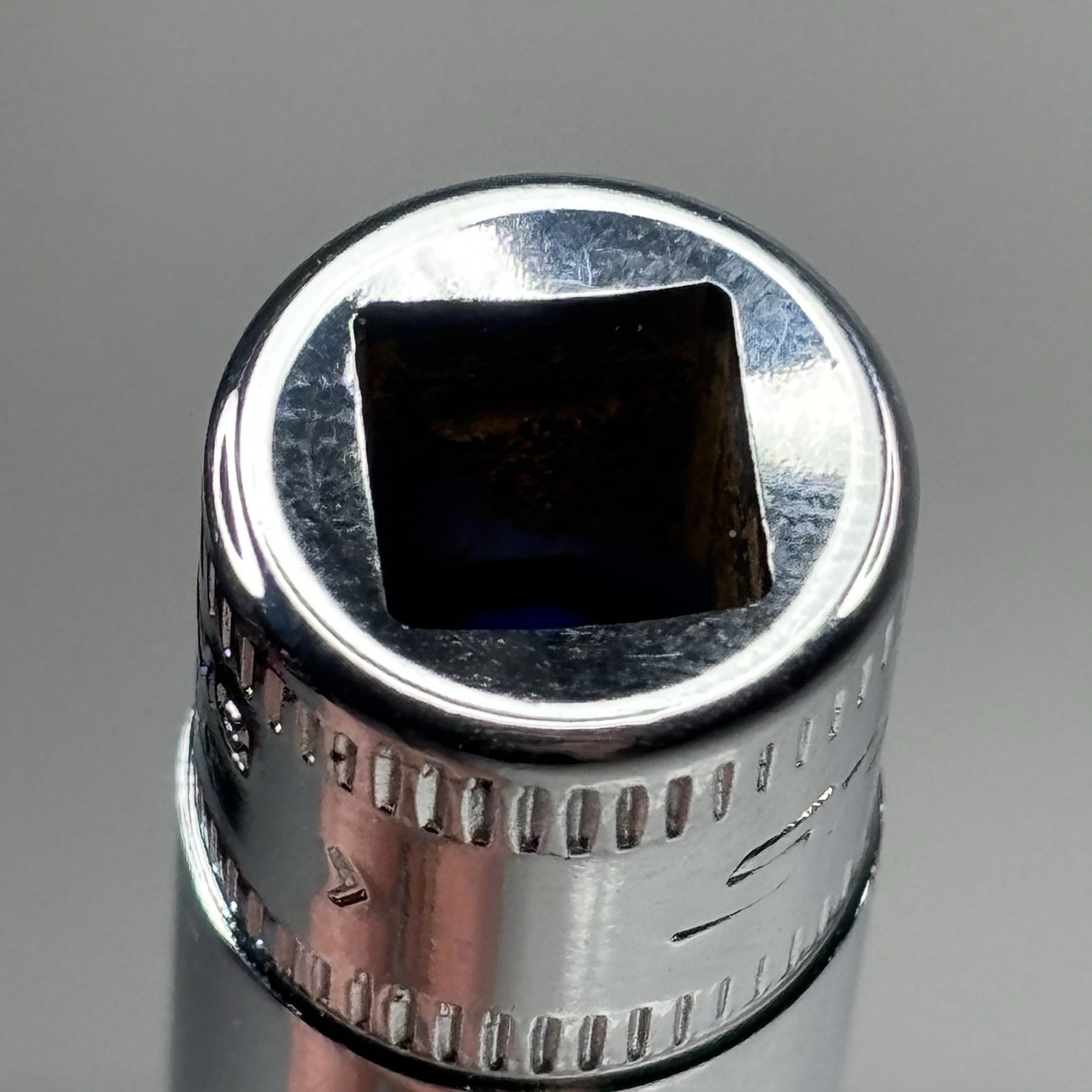 Snap On Tools TMM9 1/4 Dr 6Pt Metric 9mm Flank Dr Shallow Chrome Socket USA 2001