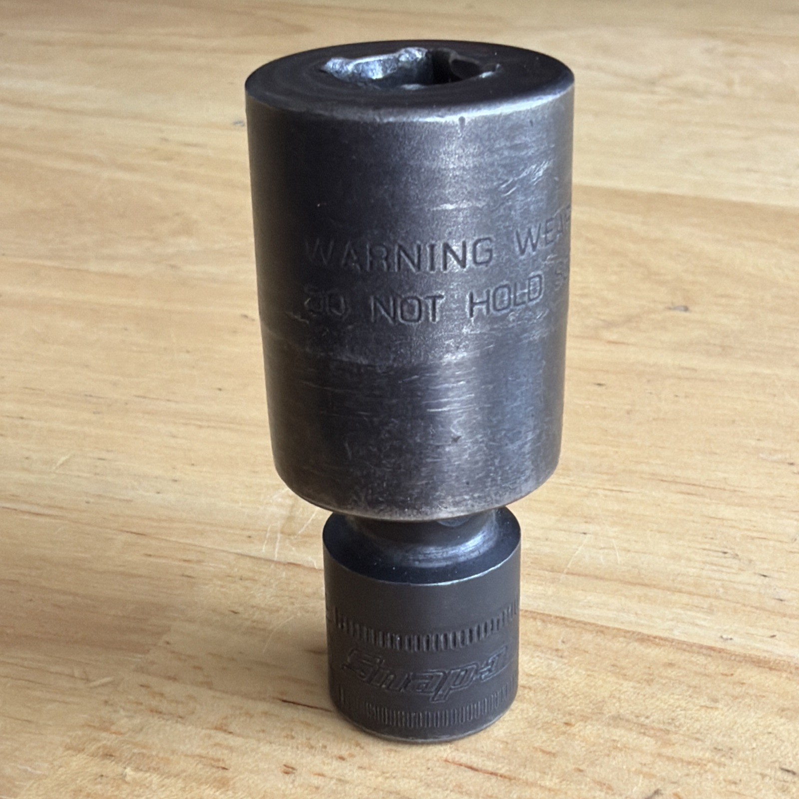 Snap On Tools 12mm Universal Swivel Impact Socket 3/8″ Drive 6pt IPFM12C USA
