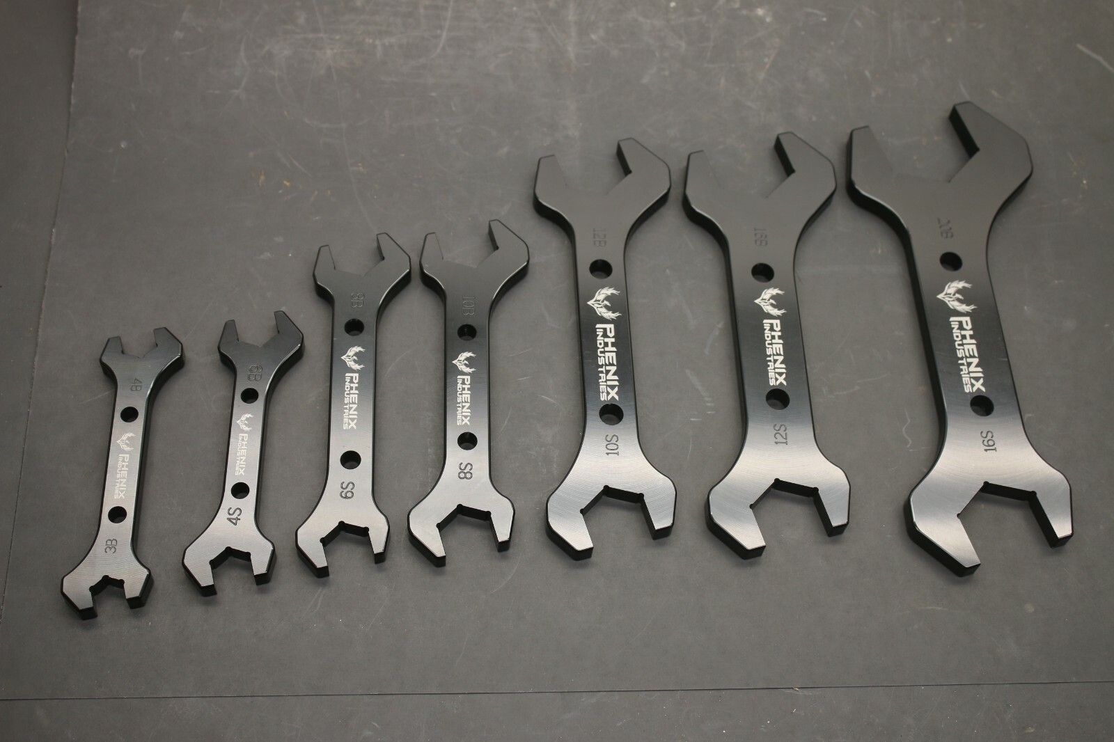 Phenix Industries Aluminum AN Fitting Wrench Set -03 -04 -06 -08 -10 -12 -16 -20