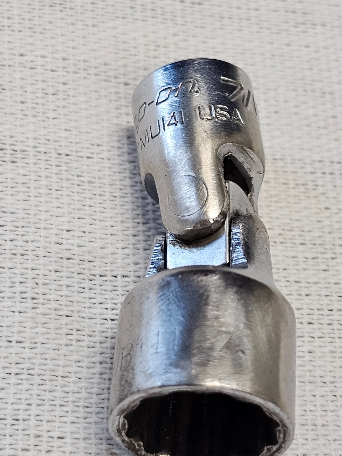 Snap-on 7/16″ Standard Swivel Socket Sae 12 Point TMU141 1/4″ Drive USA