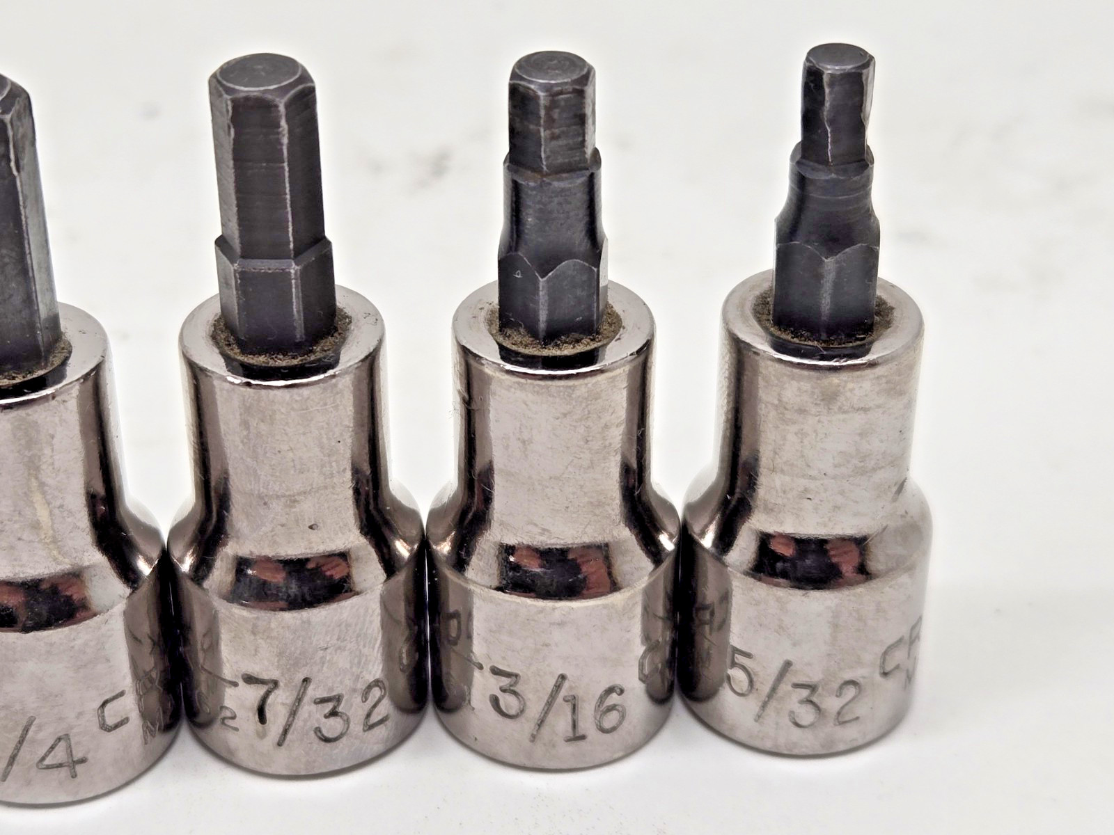 Craftsman USA 3/8” Drive Metric & SAE Hex Bit Allen Key Socket Assortment