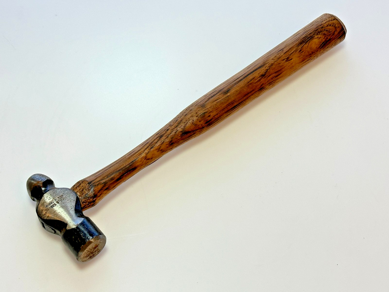True Temper USA No. 1308 Ball Peen Hammer w/ Wood Handle – 12″ Long – NOS, NEW
