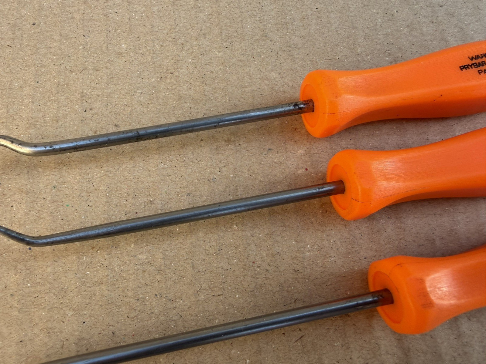 Snap On Hard Handled Orange Pick Set Rare In Wallet ASA204A