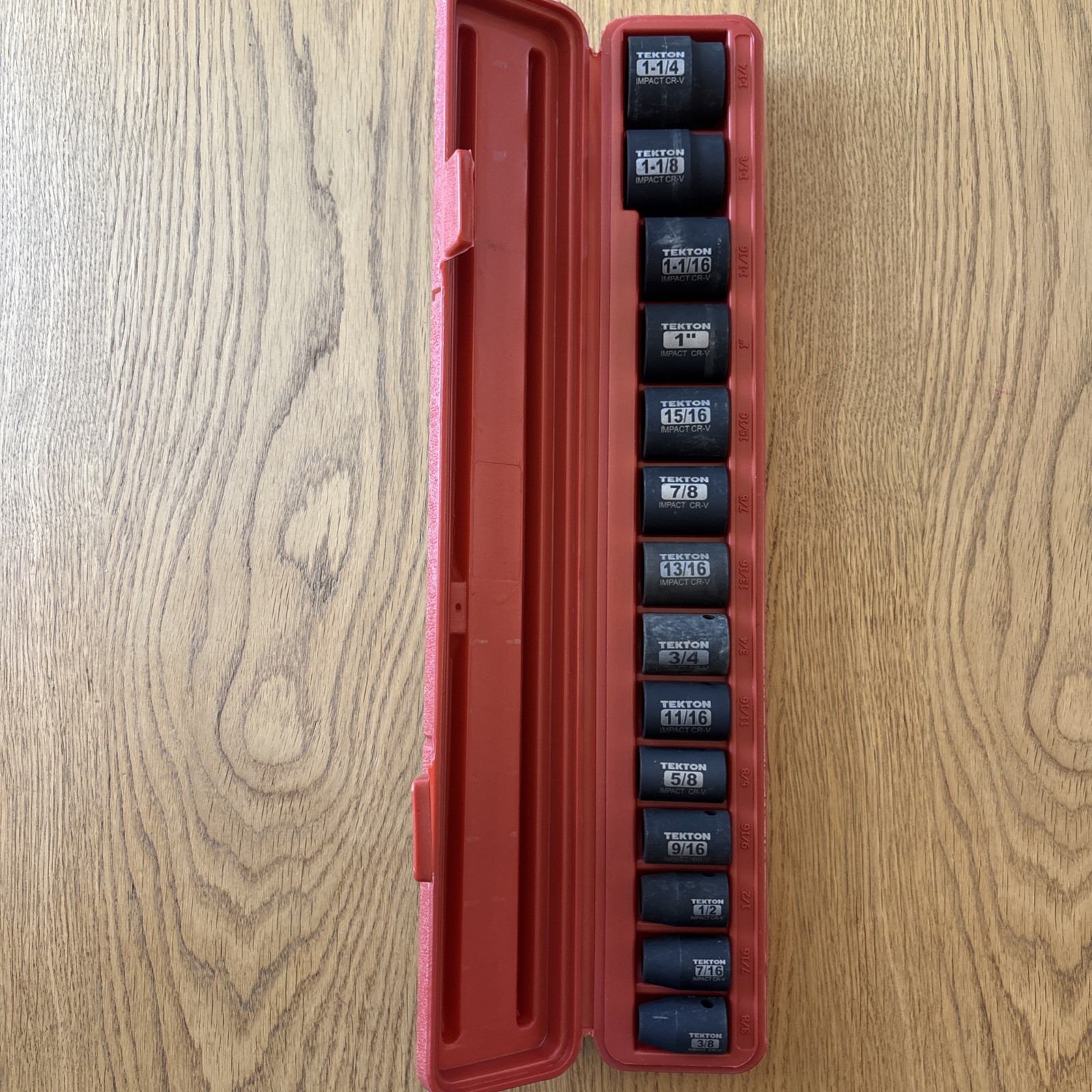 Tekton 1/2″ Drive 6-Point Impact Socket Set, 14-Piece LIKE NEW