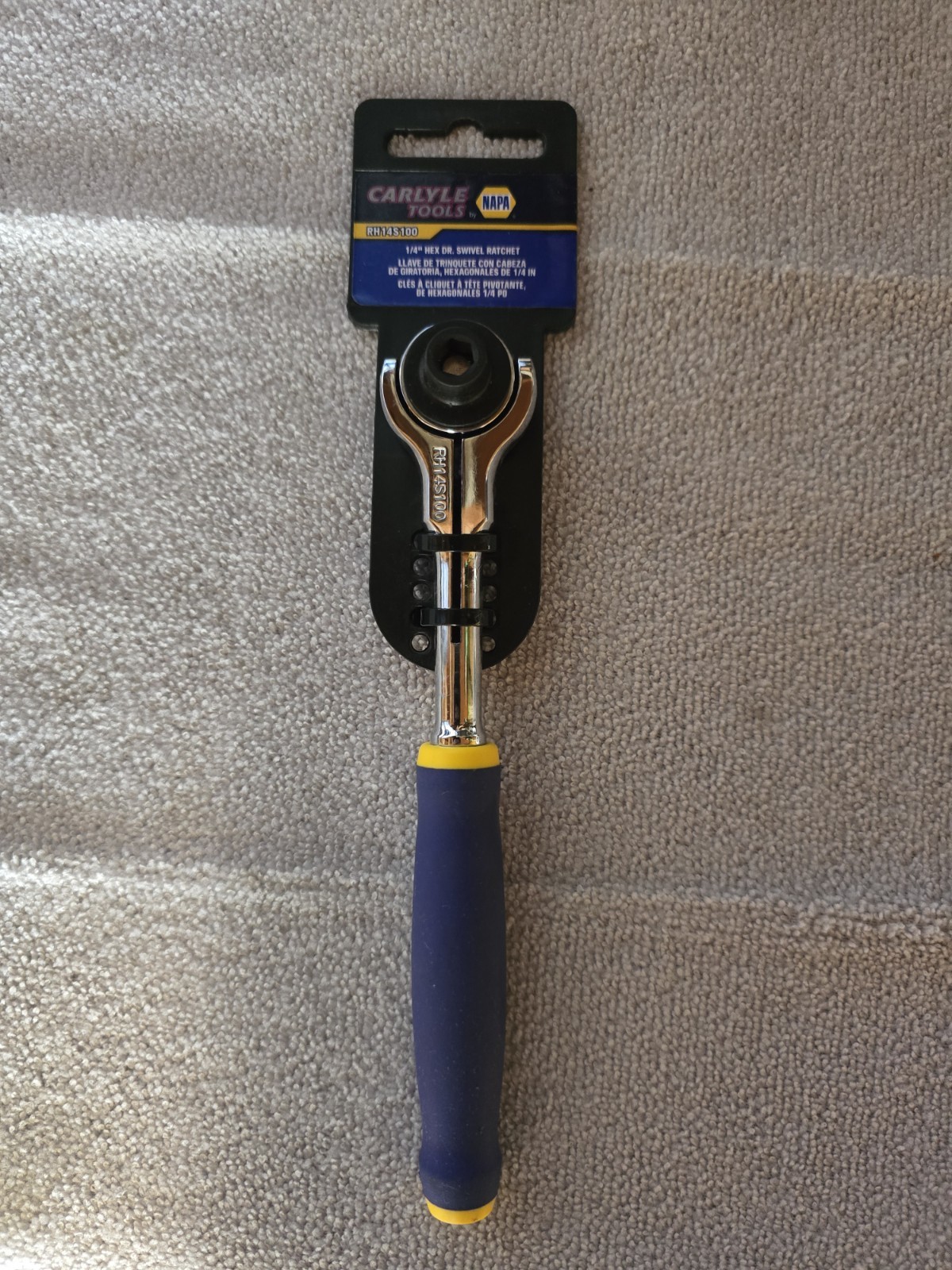 Napa Carlyle RH14S100 1/4″ HEX DR. SWIVEL RATCHET