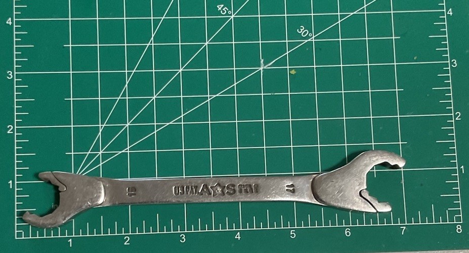 Chicago Alden 15mm 17mm Ratcheting Wrench Patented